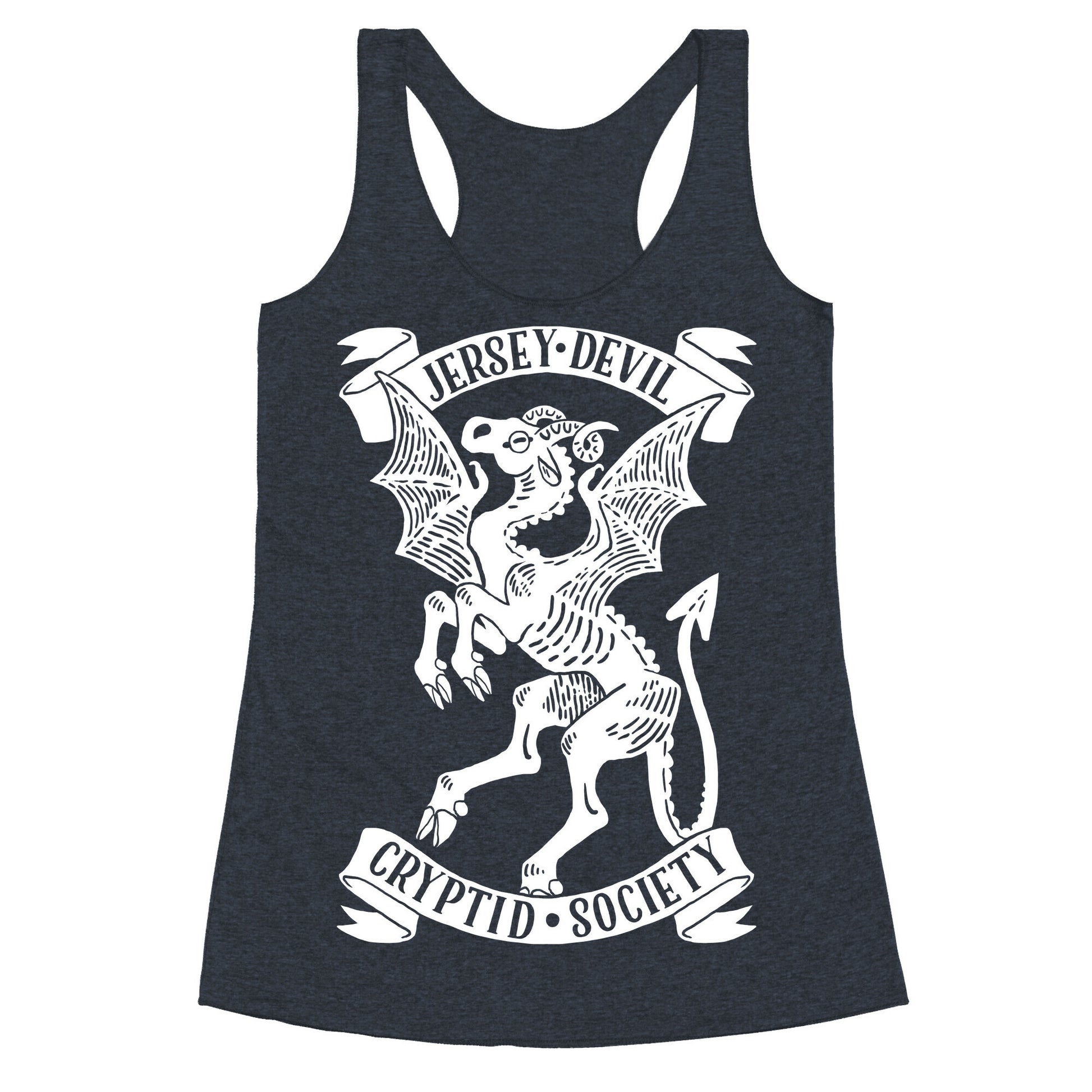 Jersey Devil Cryptid Society Racerback Tank