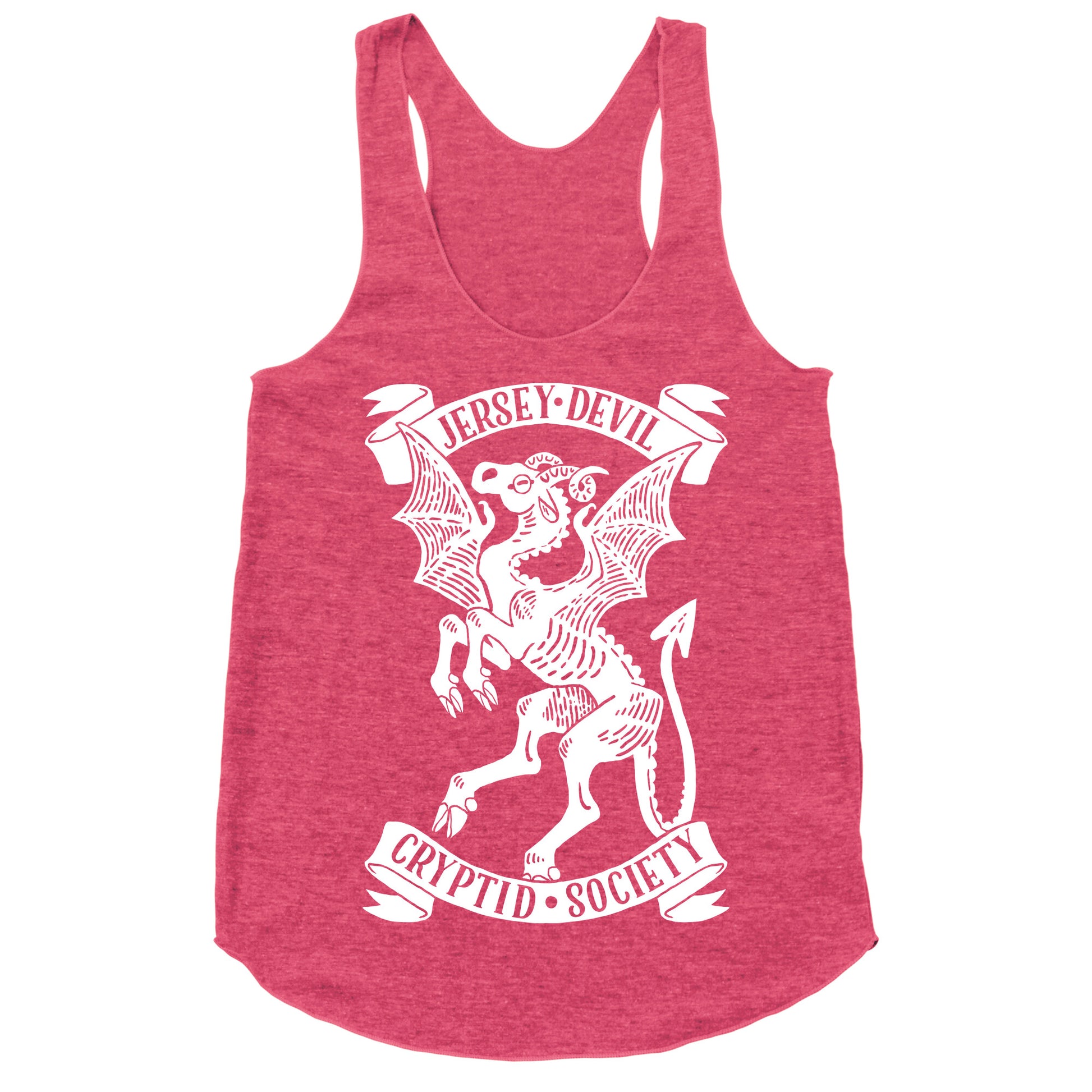 Jersey Devil Cryptid Society Racerback Tank