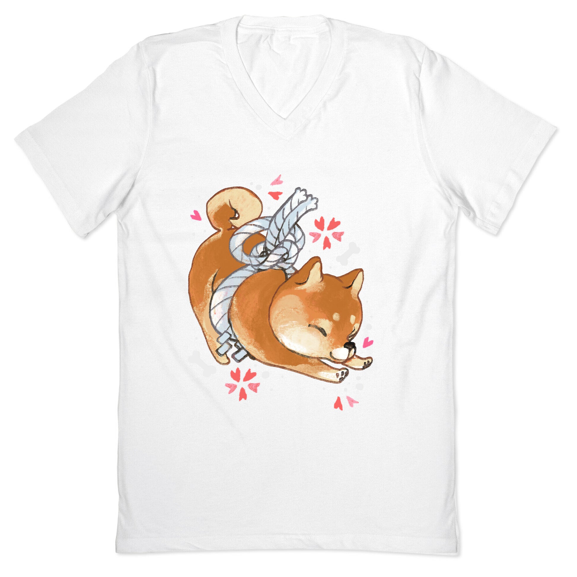 Shiba Inu Dog V-Neck
