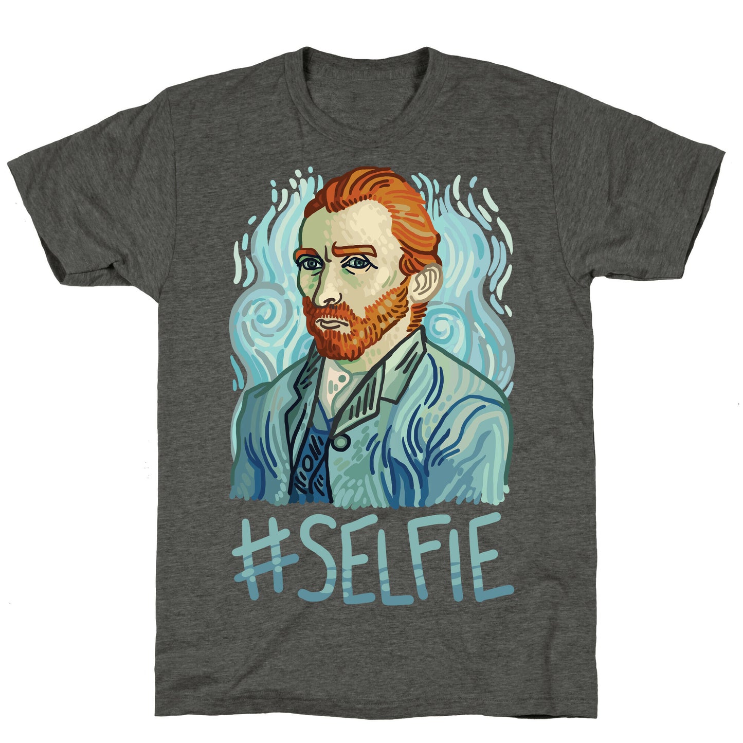 Van Gogh Selfie Unisex Triblend Tee