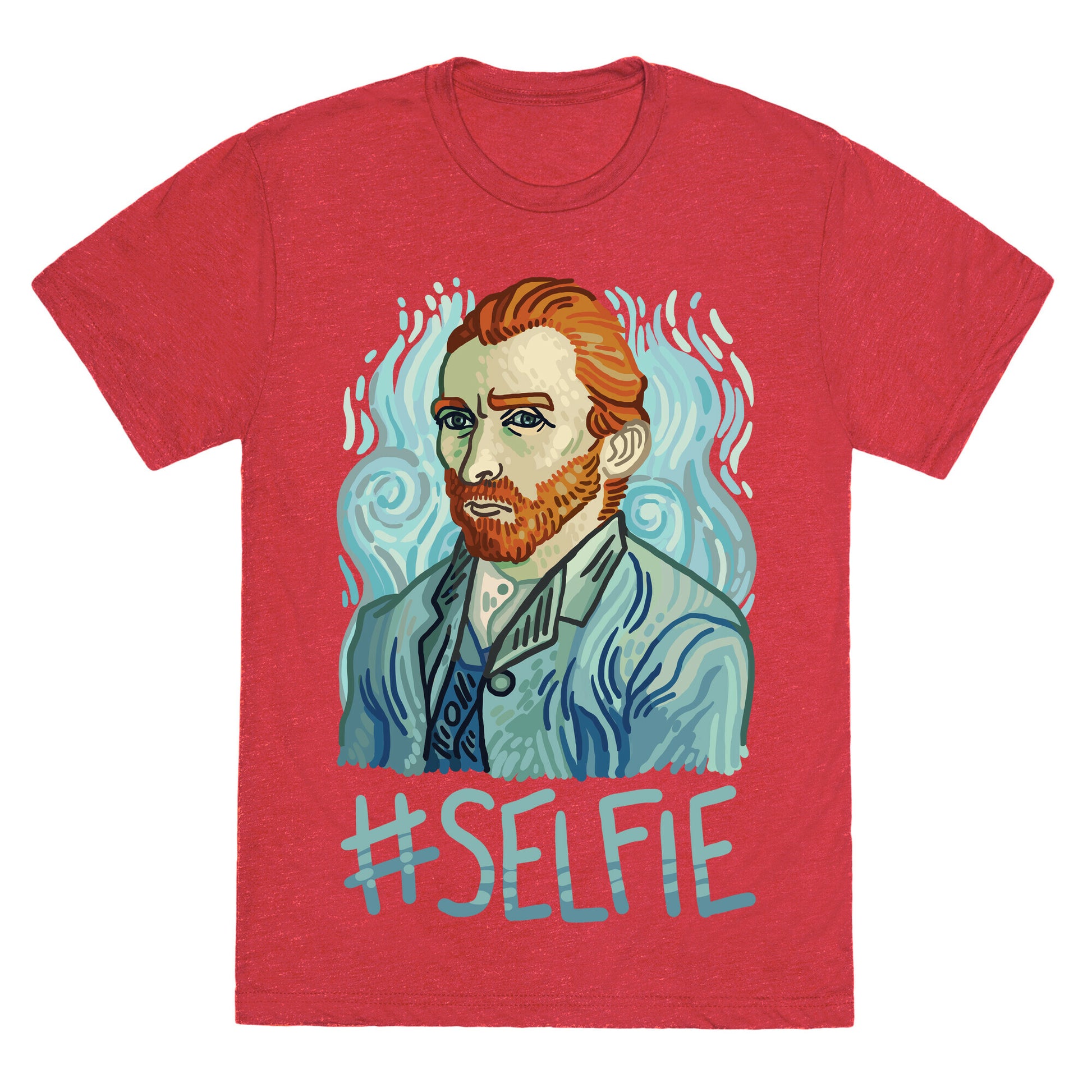 Van Gogh Selfie Unisex Triblend Tee
