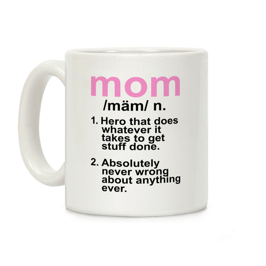 Mom Definition Coffee Mug