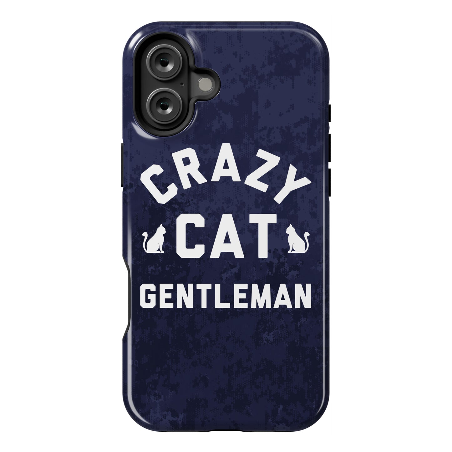 Crazy Cat Gentleman Phone Case
