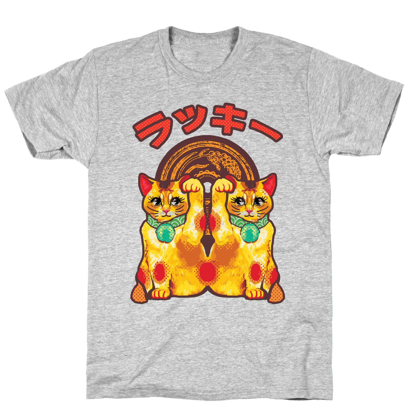 Lucky Cat Pop Art T-Shirt