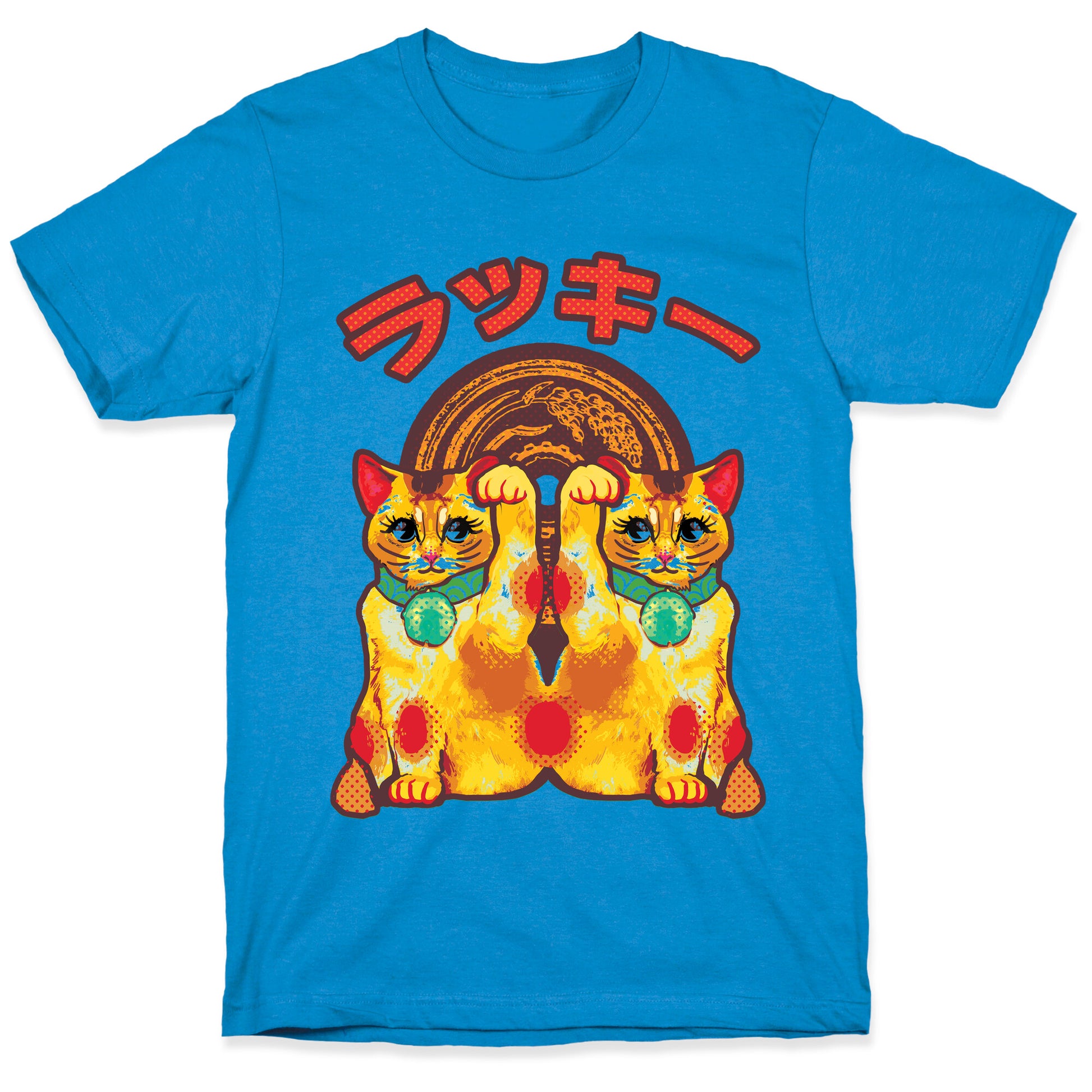 Lucky Cat Pop Art T-Shirt