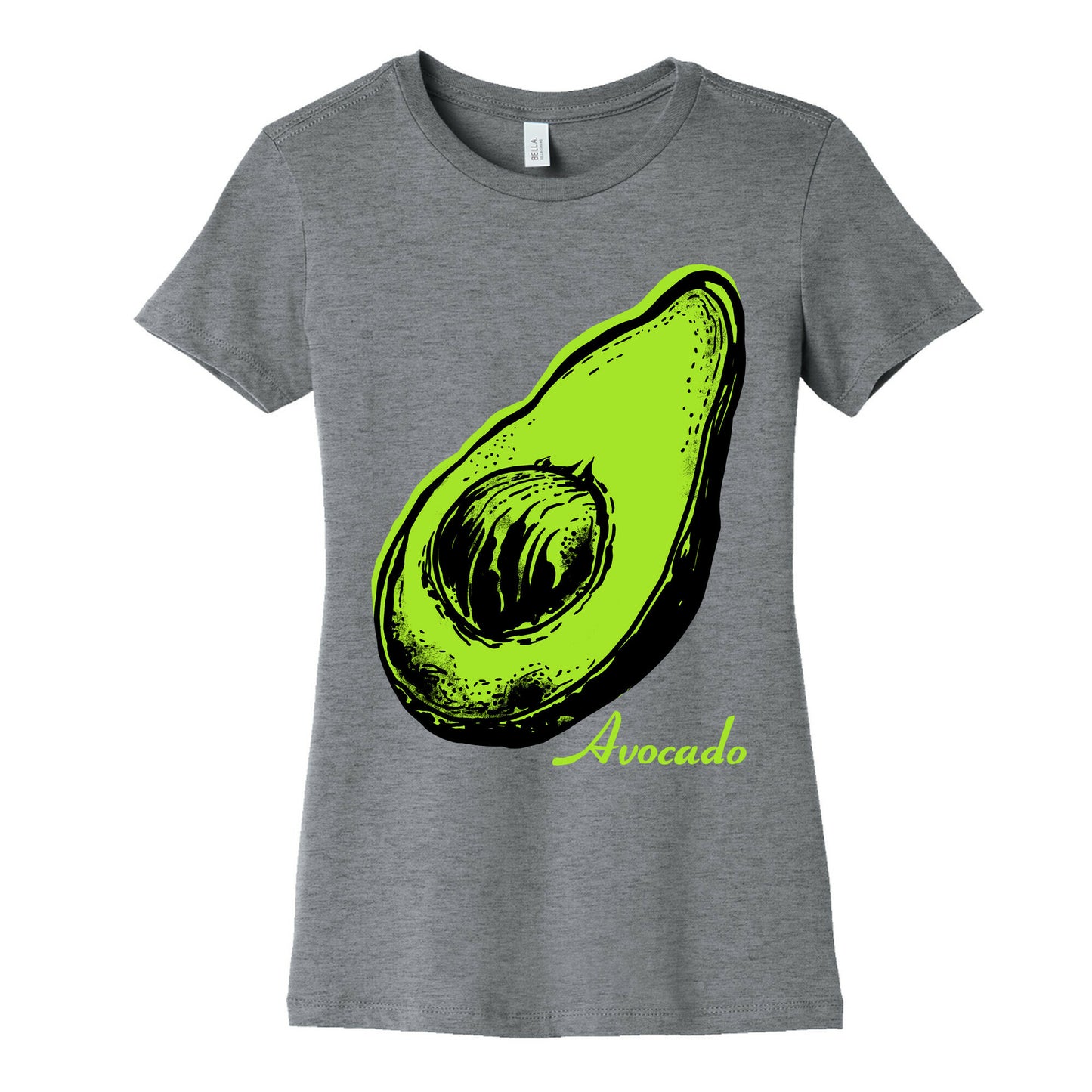 Pop Art Avocado Women's Cotton Tee