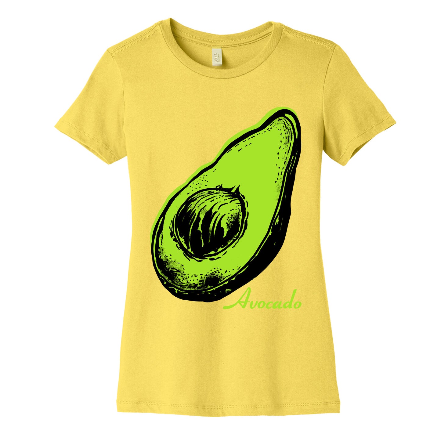 Pop Art Avocado Women's Cotton Tee