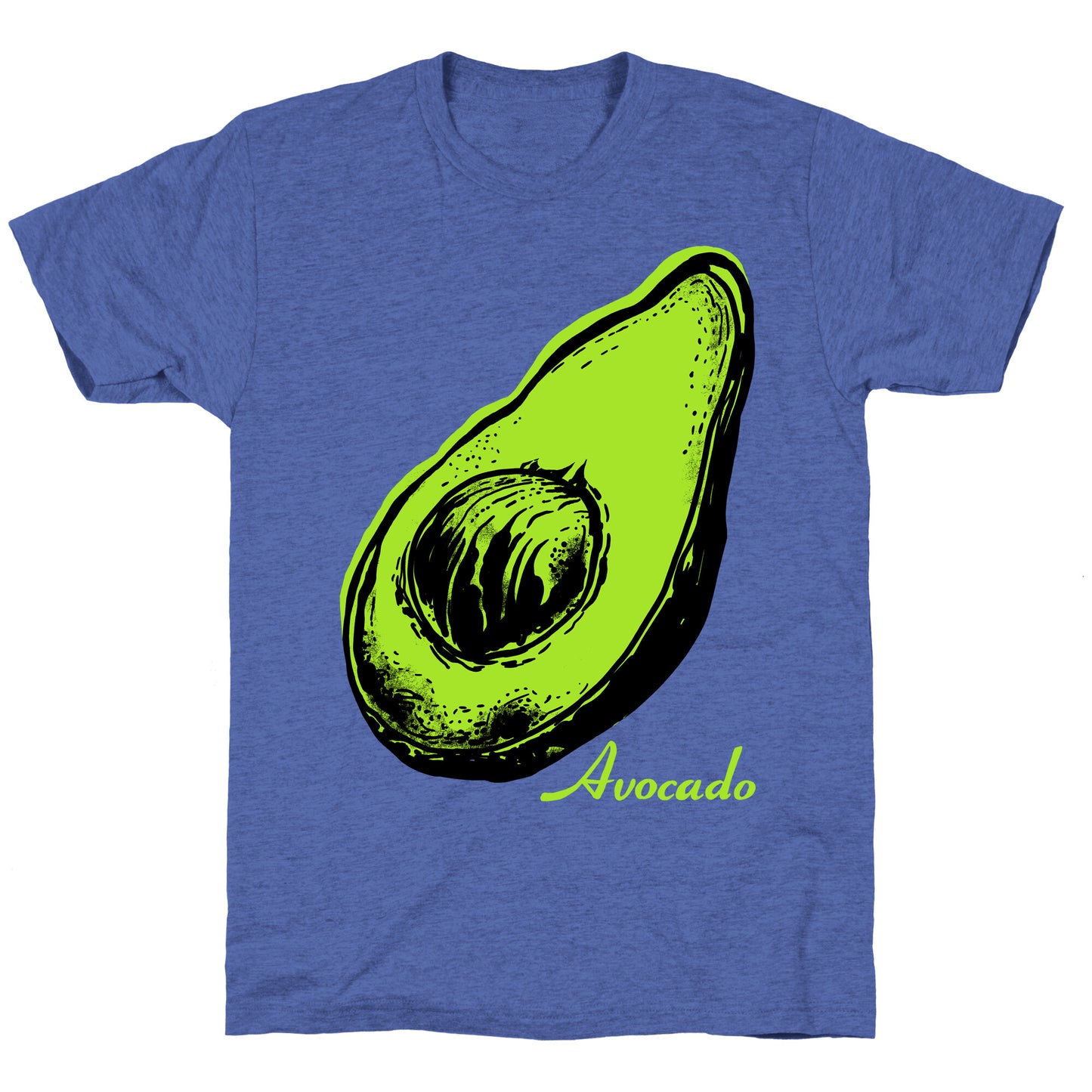 Pop Art Avocado Unisex Triblend Tee