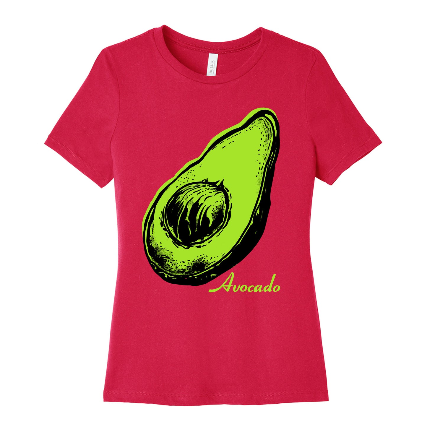 Pop Art Avocado Women's Cotton Tee