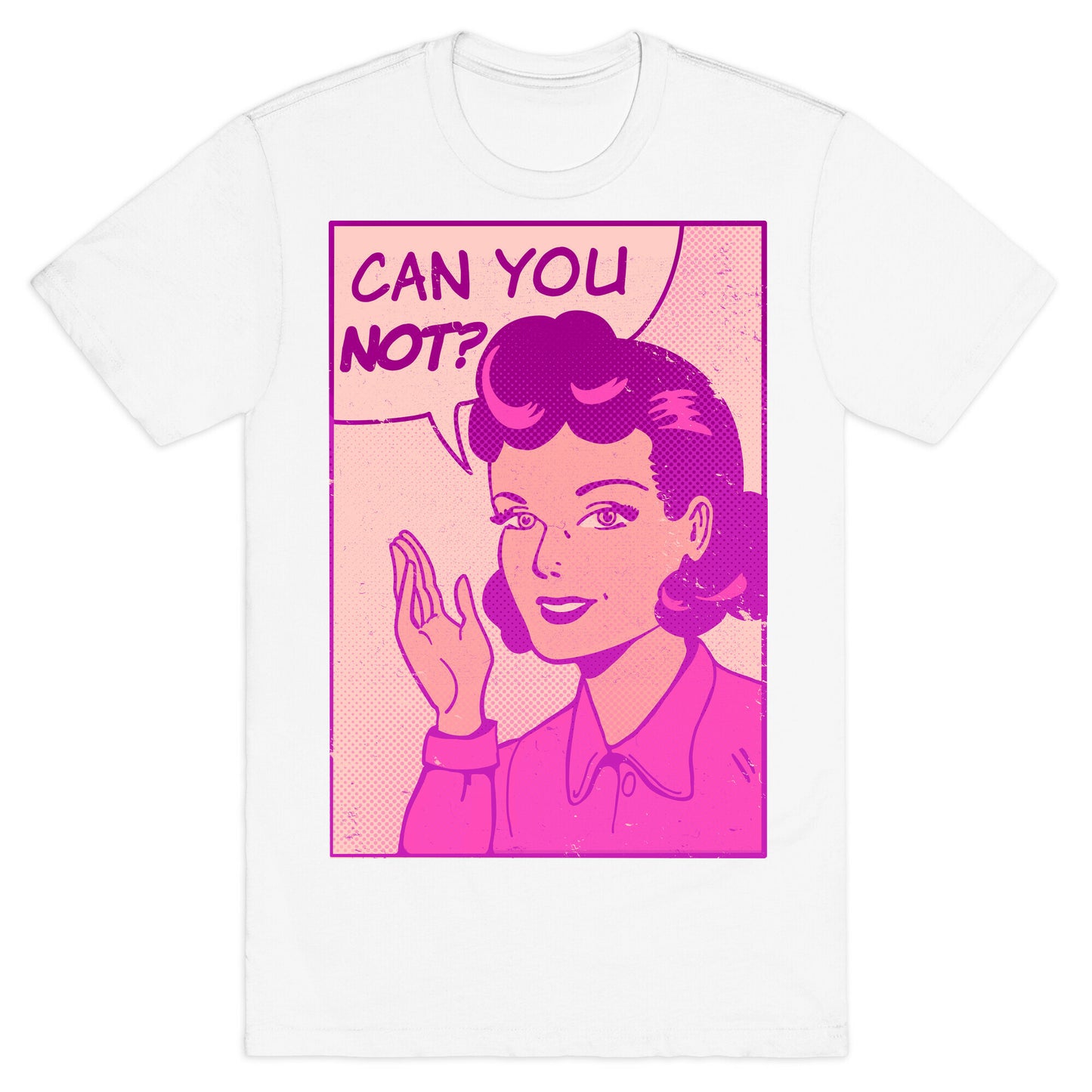 Can You Not Vintage Comic Panel T-Shirt
