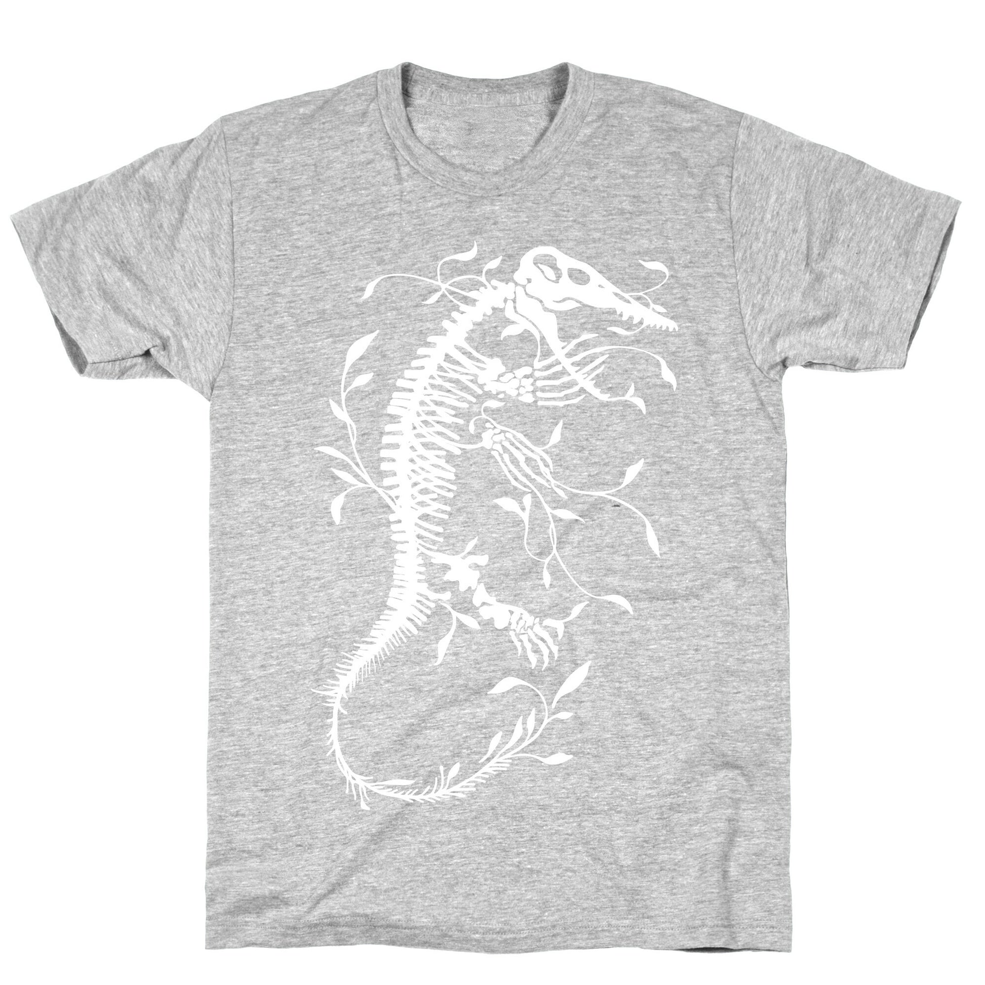 Floral Dinosaur Mosasaur T-Shirt