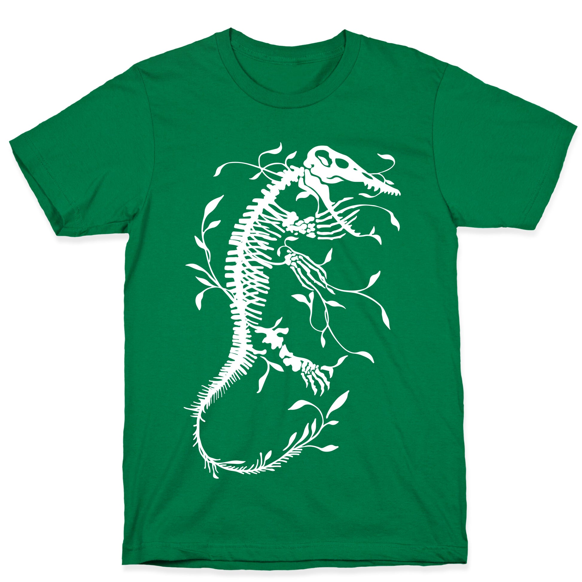 Floral Dinosaur Mosasaur T-Shirt