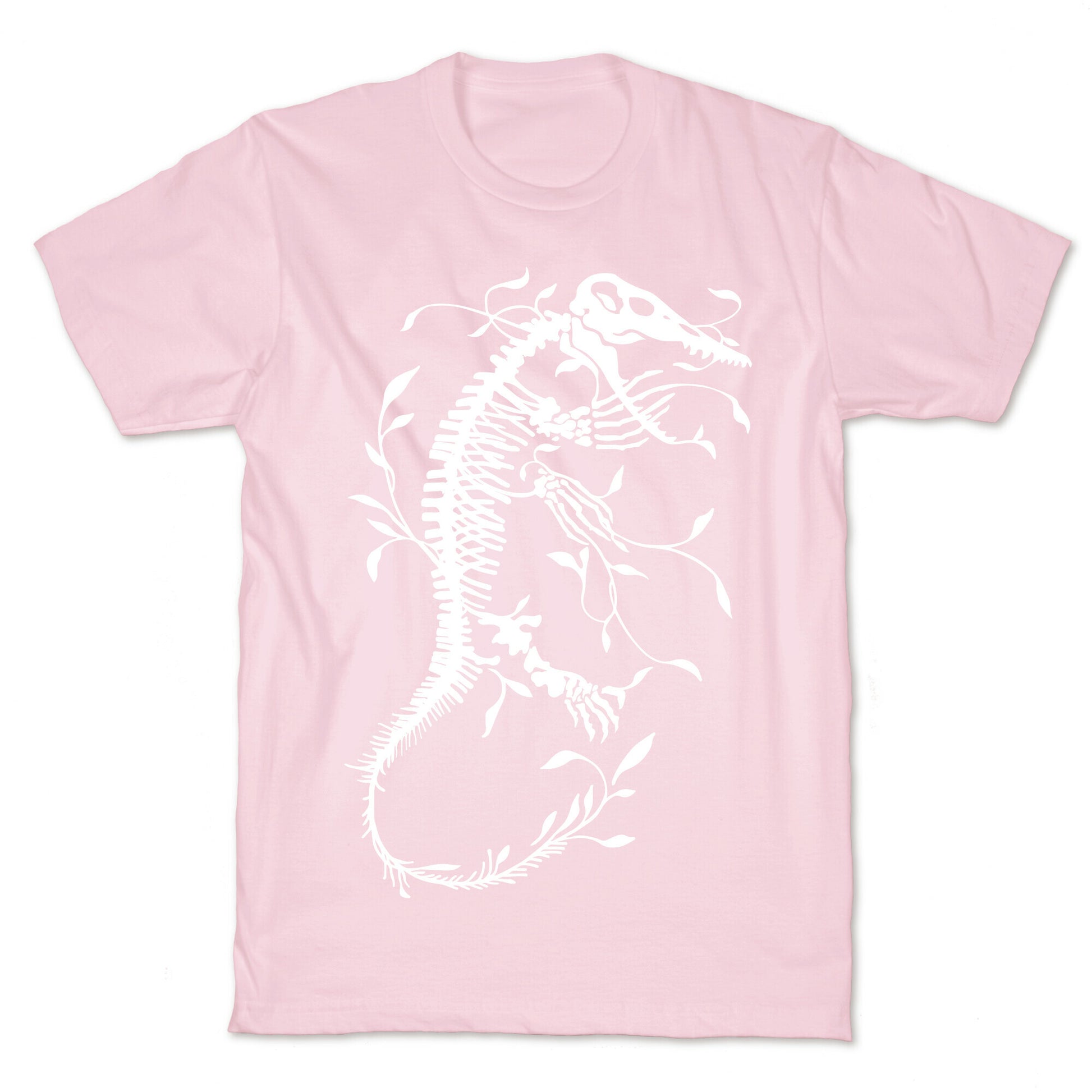 Floral Dinosaur Mosasaur T-Shirt