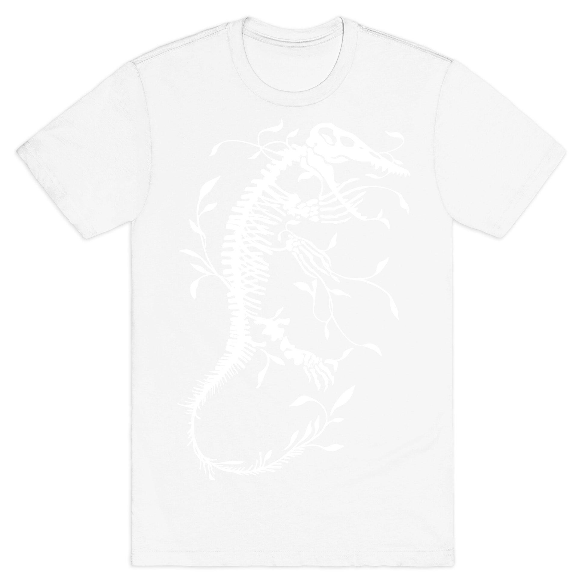 Floral Dinosaur Mosasaur T-Shirt