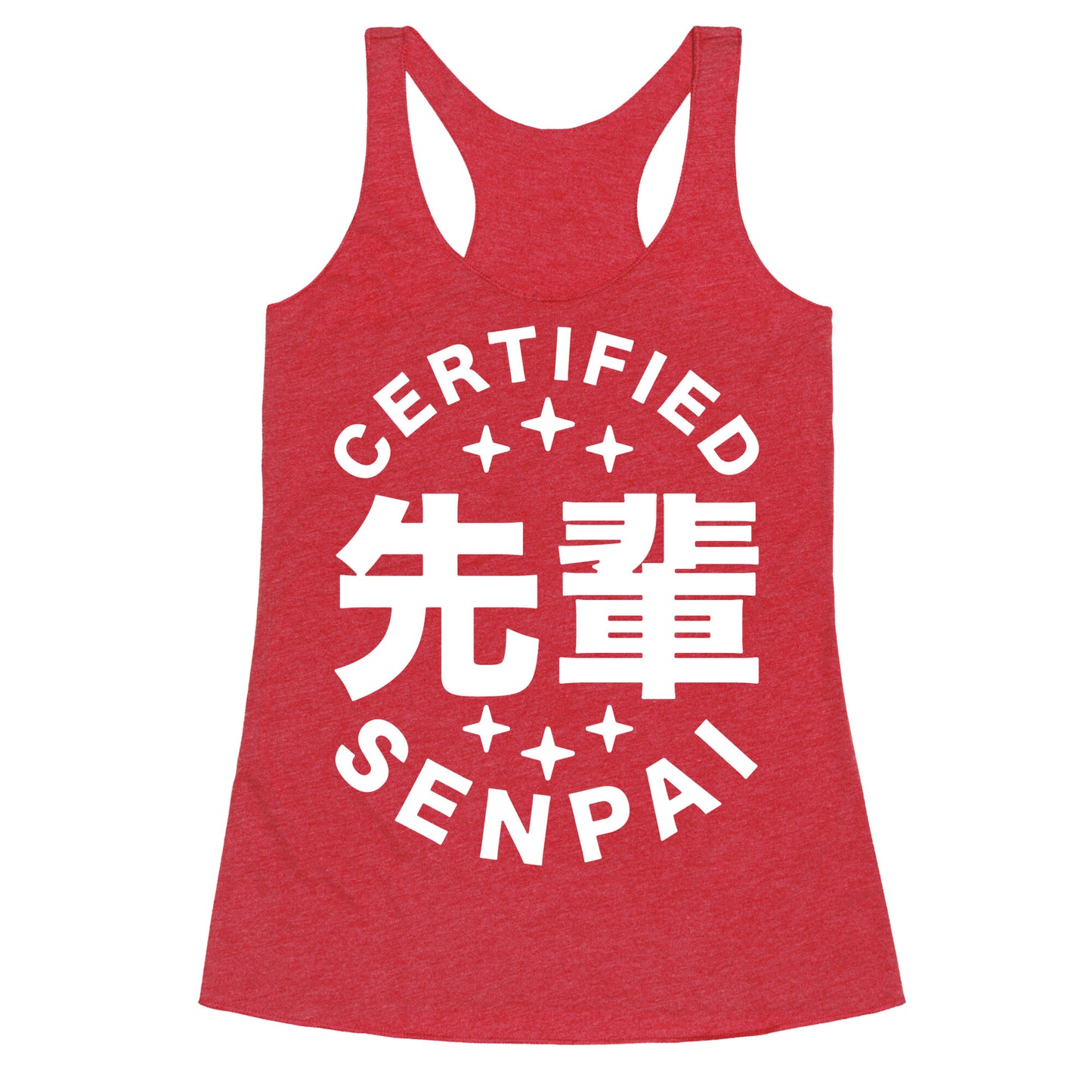 Certified Senpai Racerback Tank