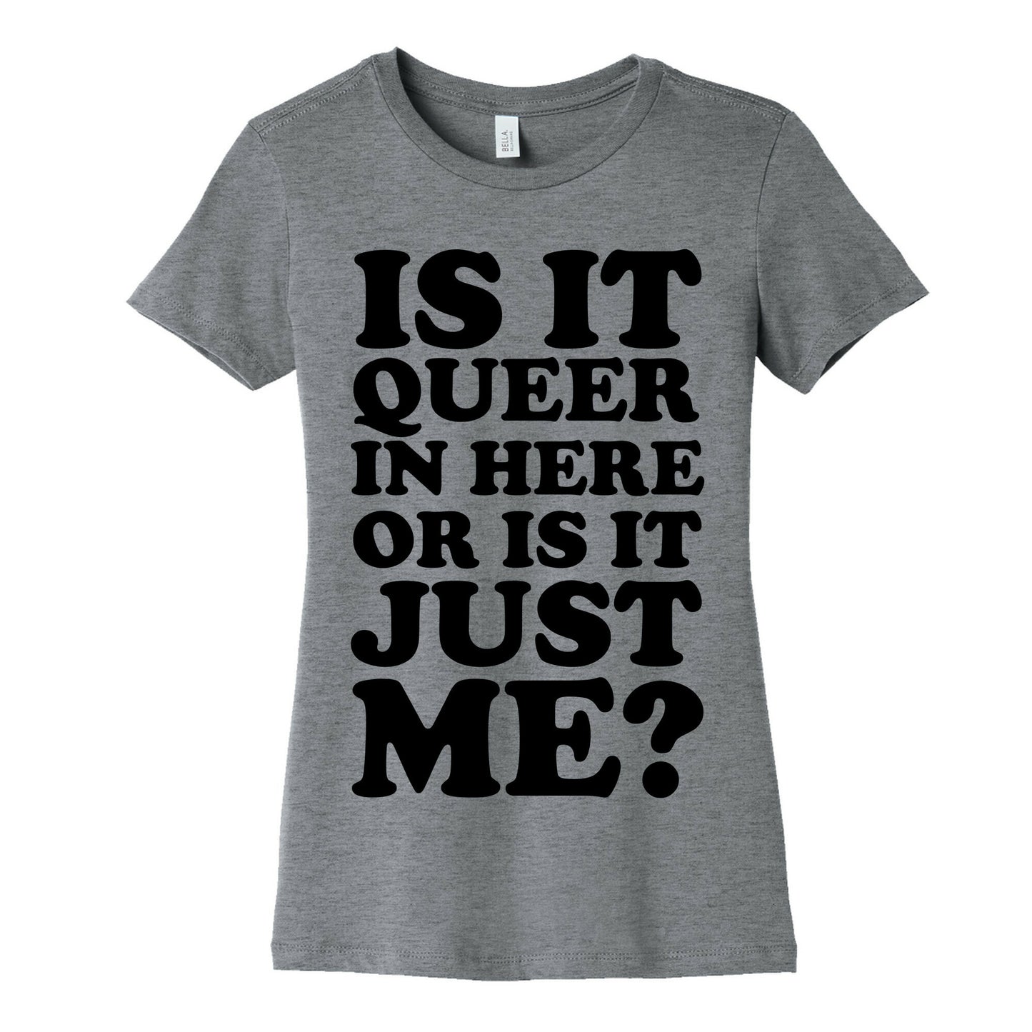 Is It Queer In Here Or Is It Just Me Women's Cotton Tee