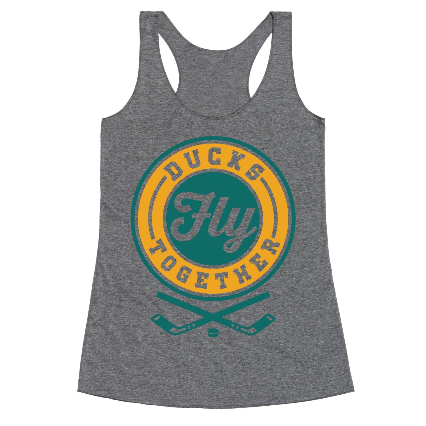Ducks Fly Together Racerback Tank