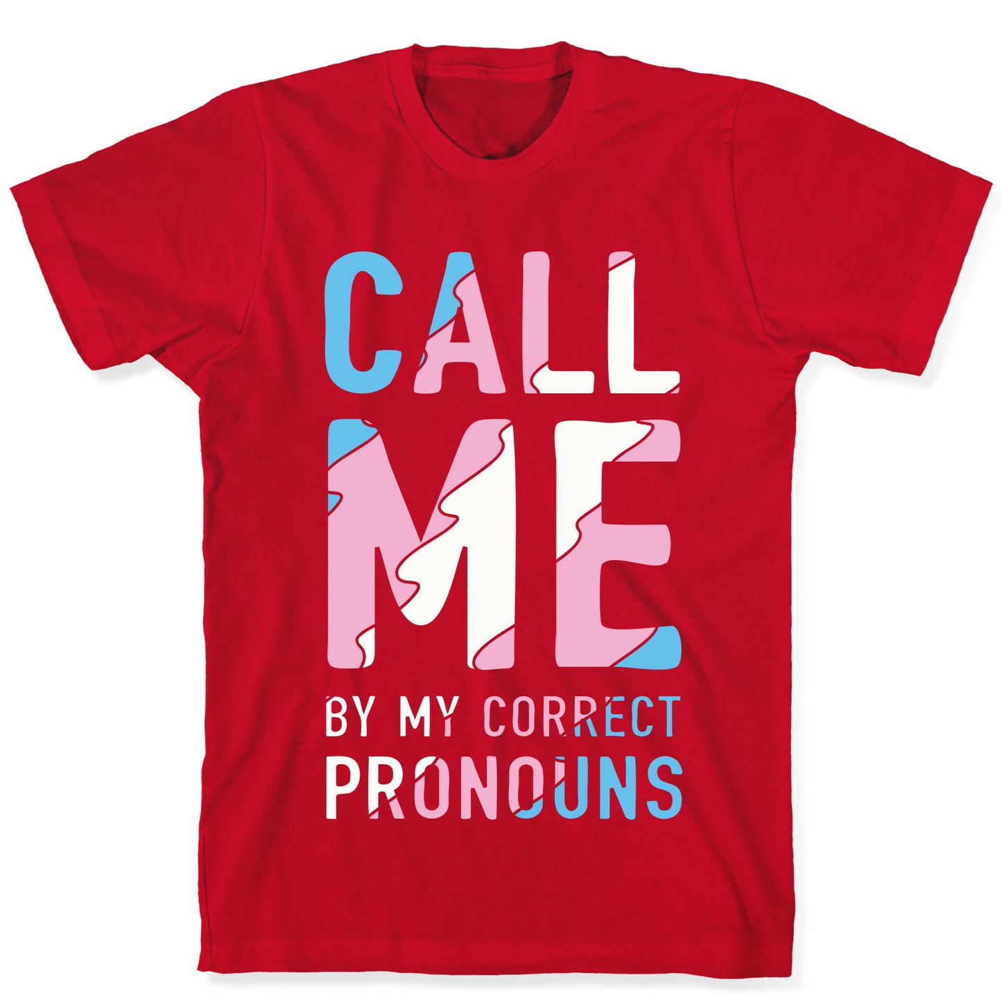 Call Me By My Correct Pronouns T-Shirt