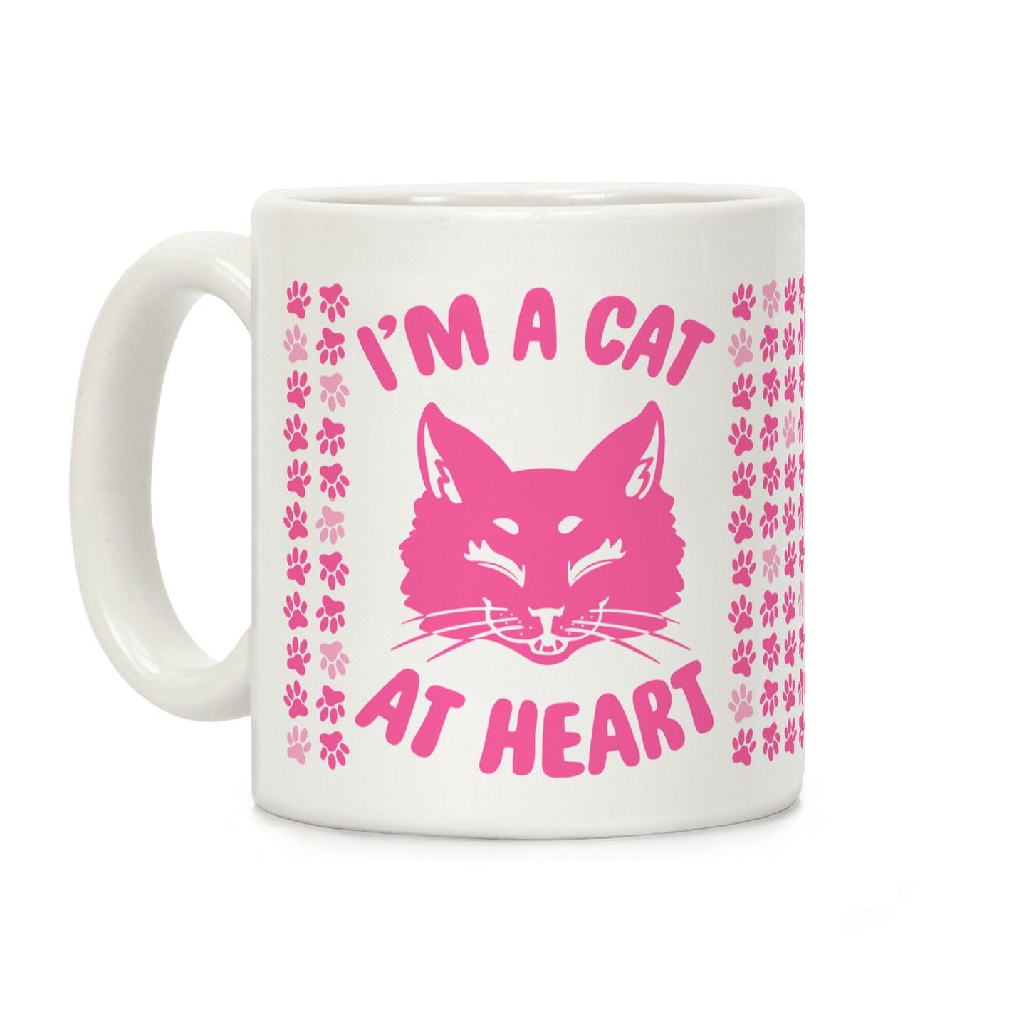 I'm a Cat at Heart Coffee Mug