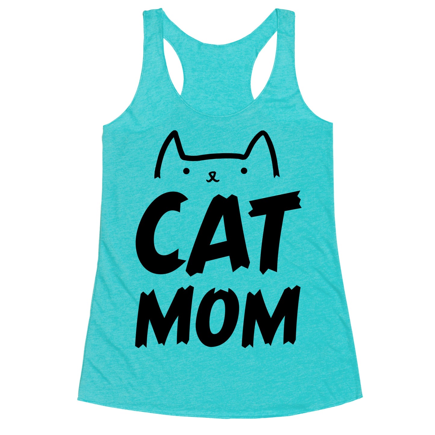 Cat Mom Racerback Tank