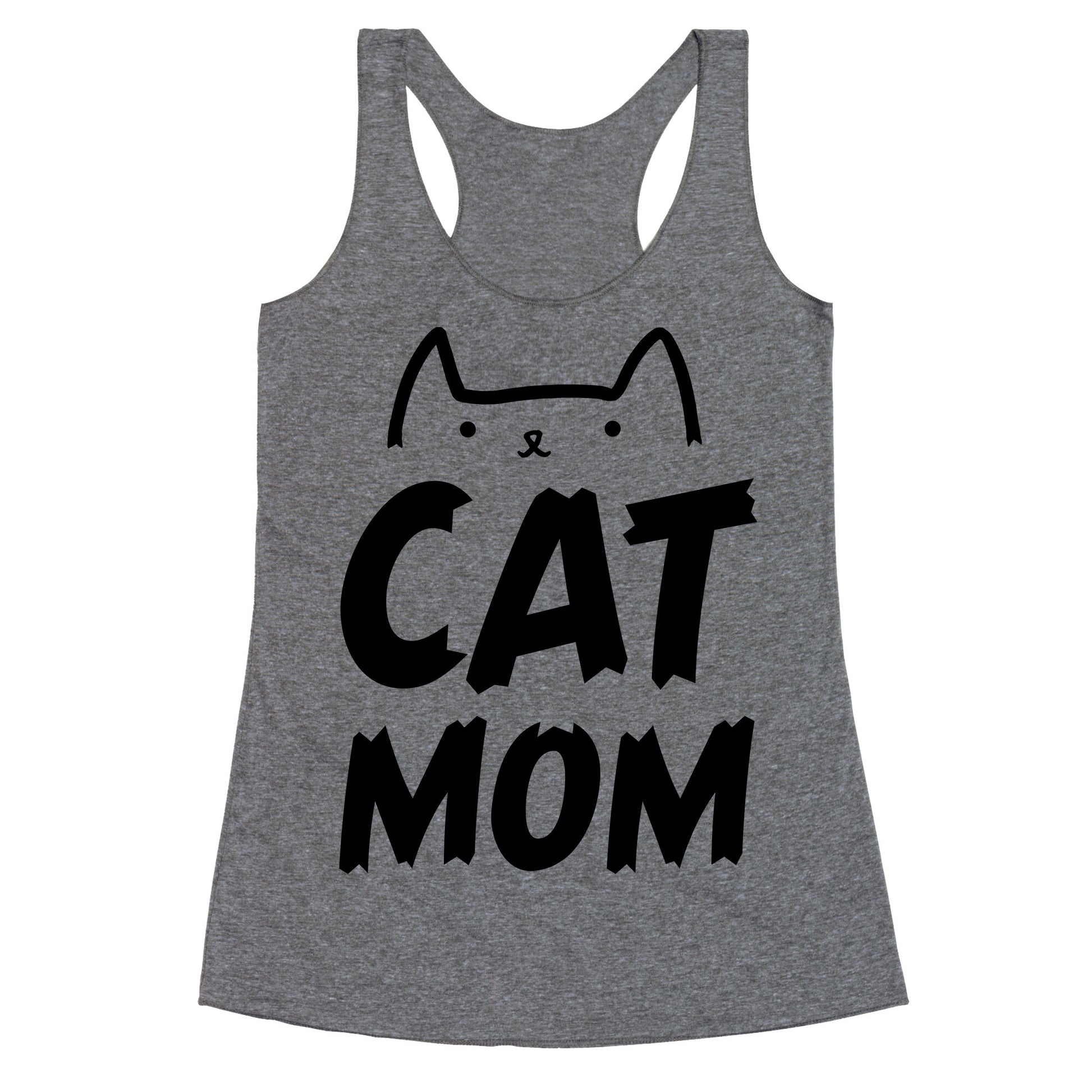 Cat Mom Racerback Tank