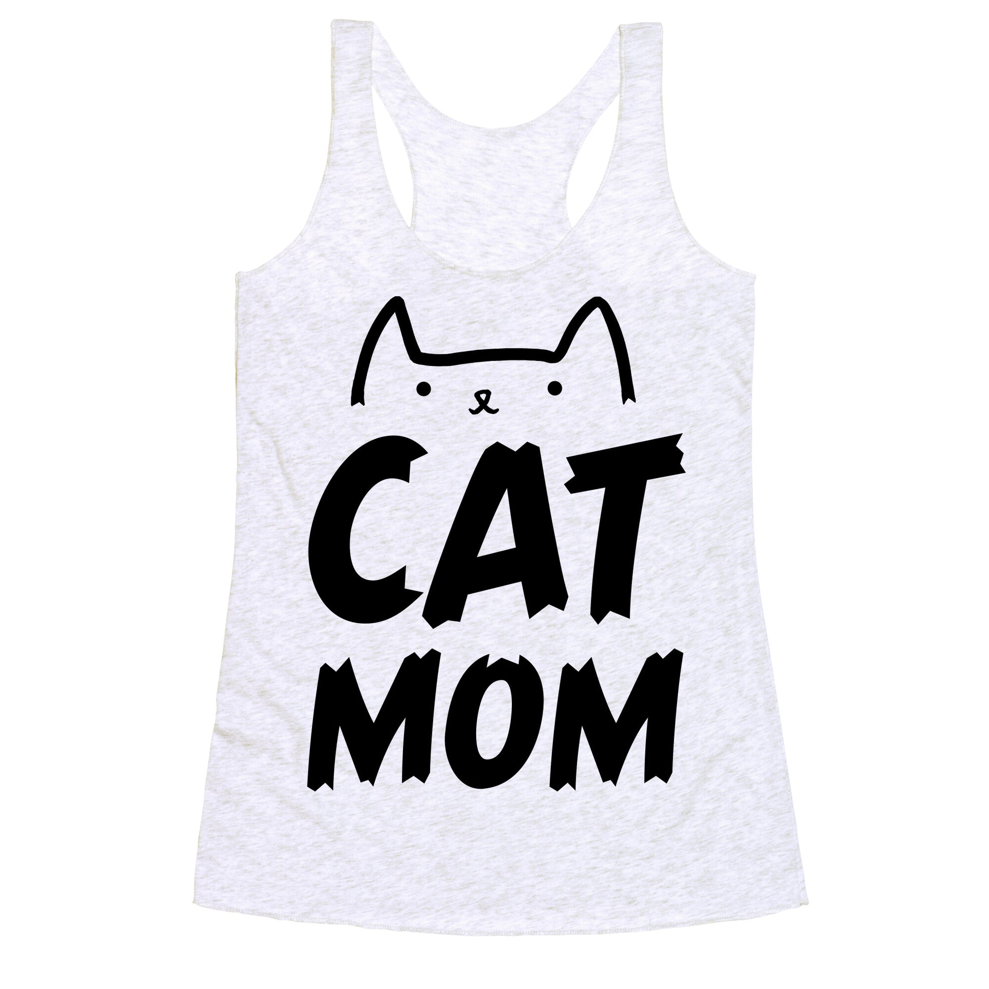 Cat Mom Racerback Tank