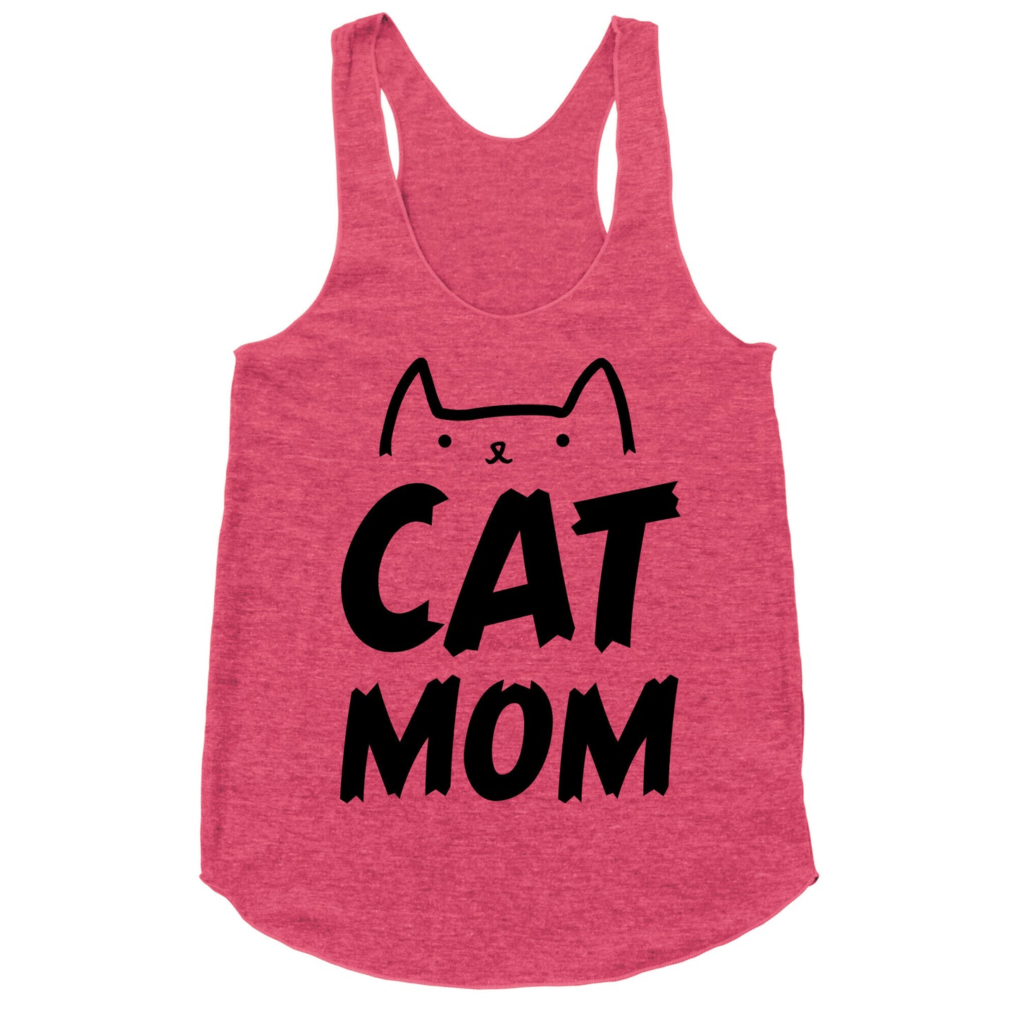 Cat Mom Racerback Tank