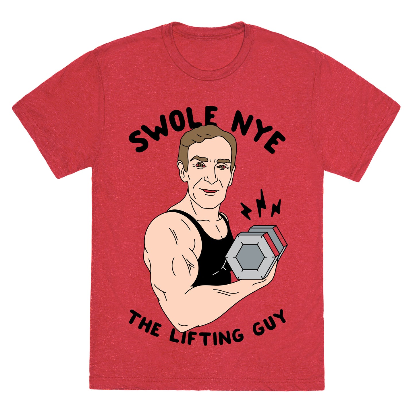 Swole Nye The Lifting Guy Unisex Triblend Tee