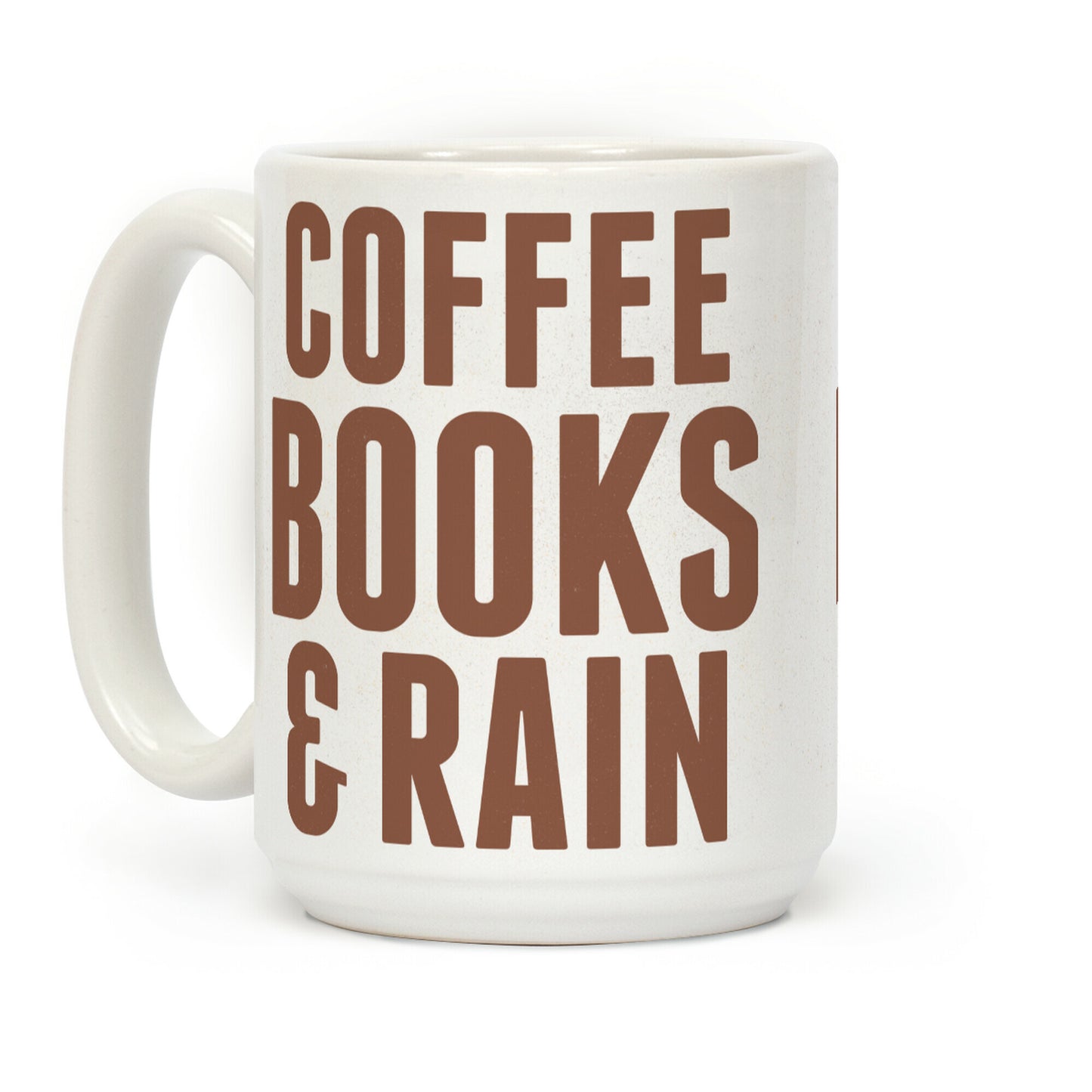 Coffee Books & Rain Coffee Mug