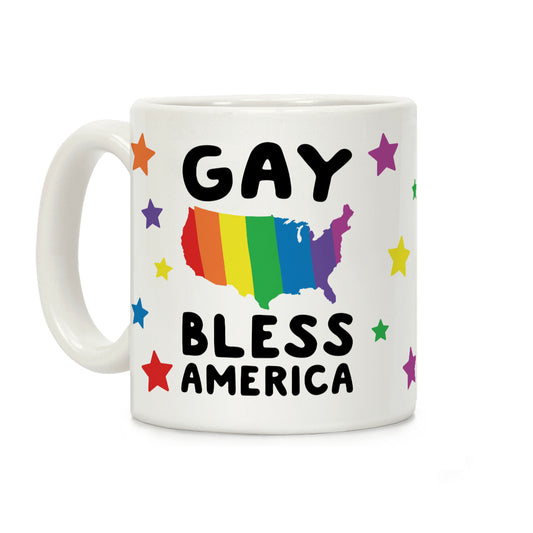 Gay Bless America Coffee Mug