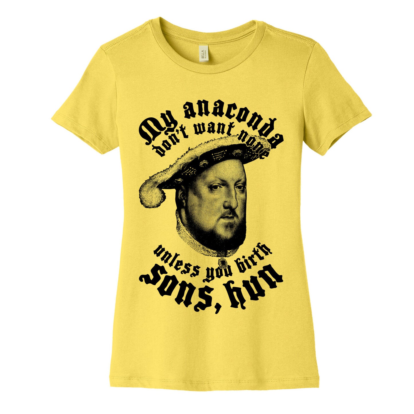 Henry VIII Anaconda Women's Cotton Tee