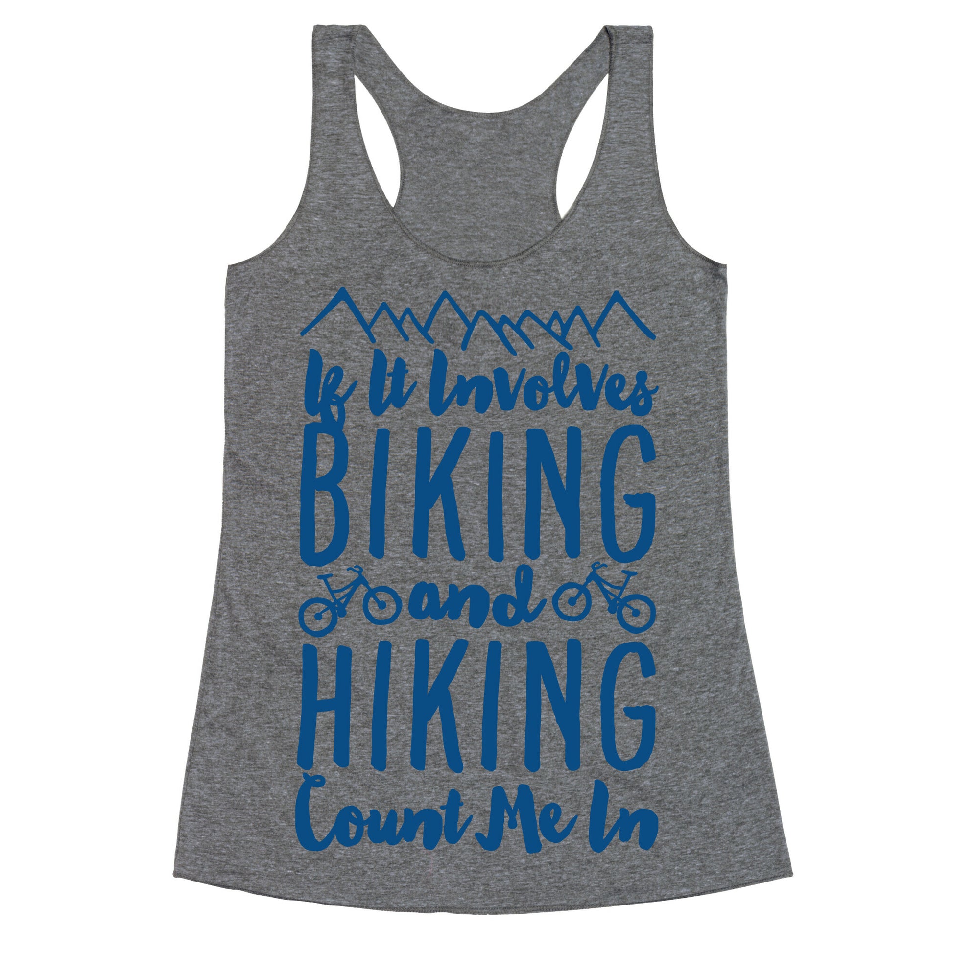 Biking and Hiking Racerback Tank