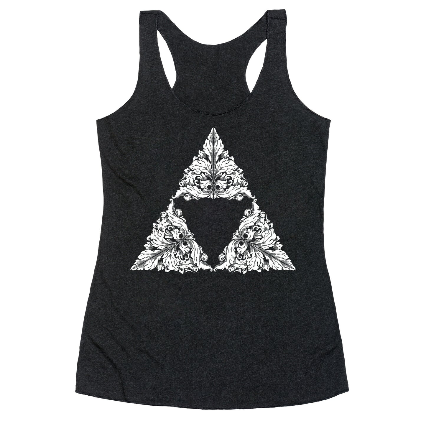 Floral Triforce Racerback Tank