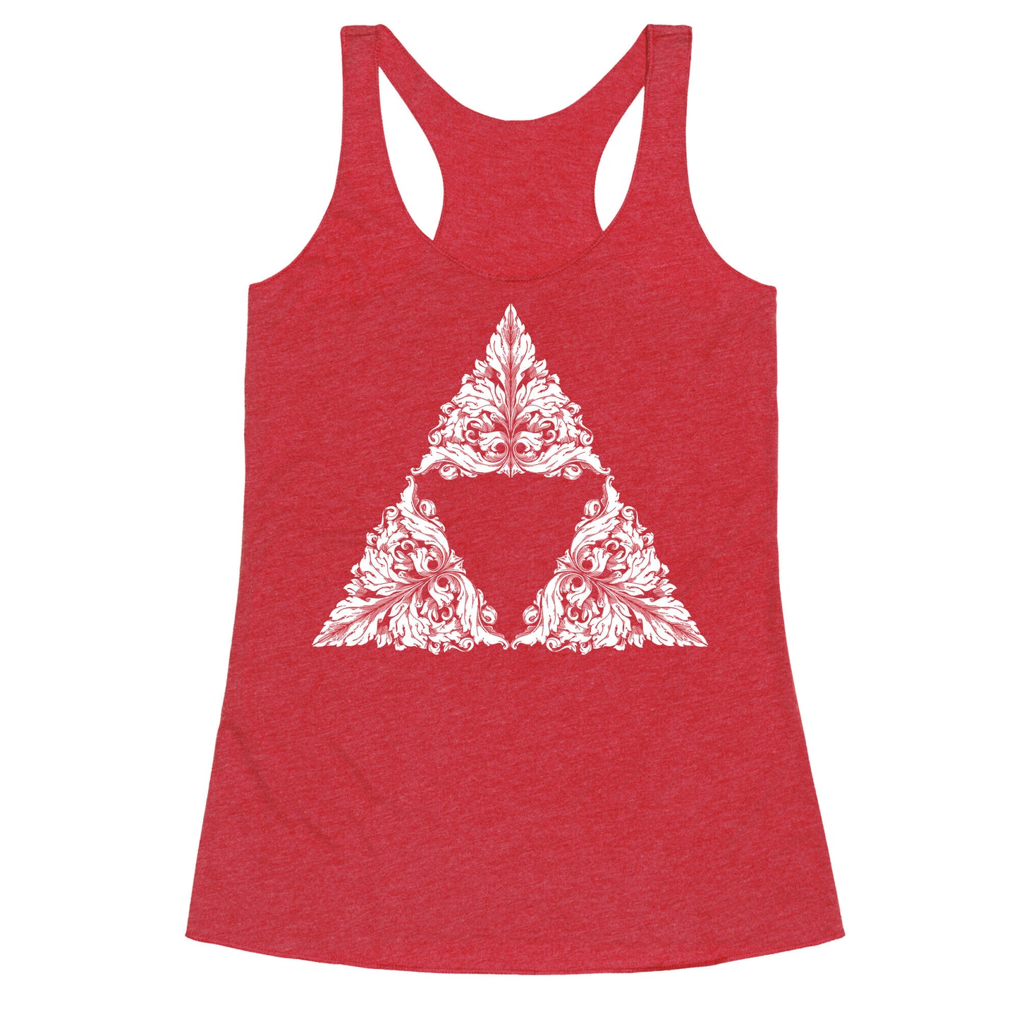 Floral Triforce Racerback Tank
