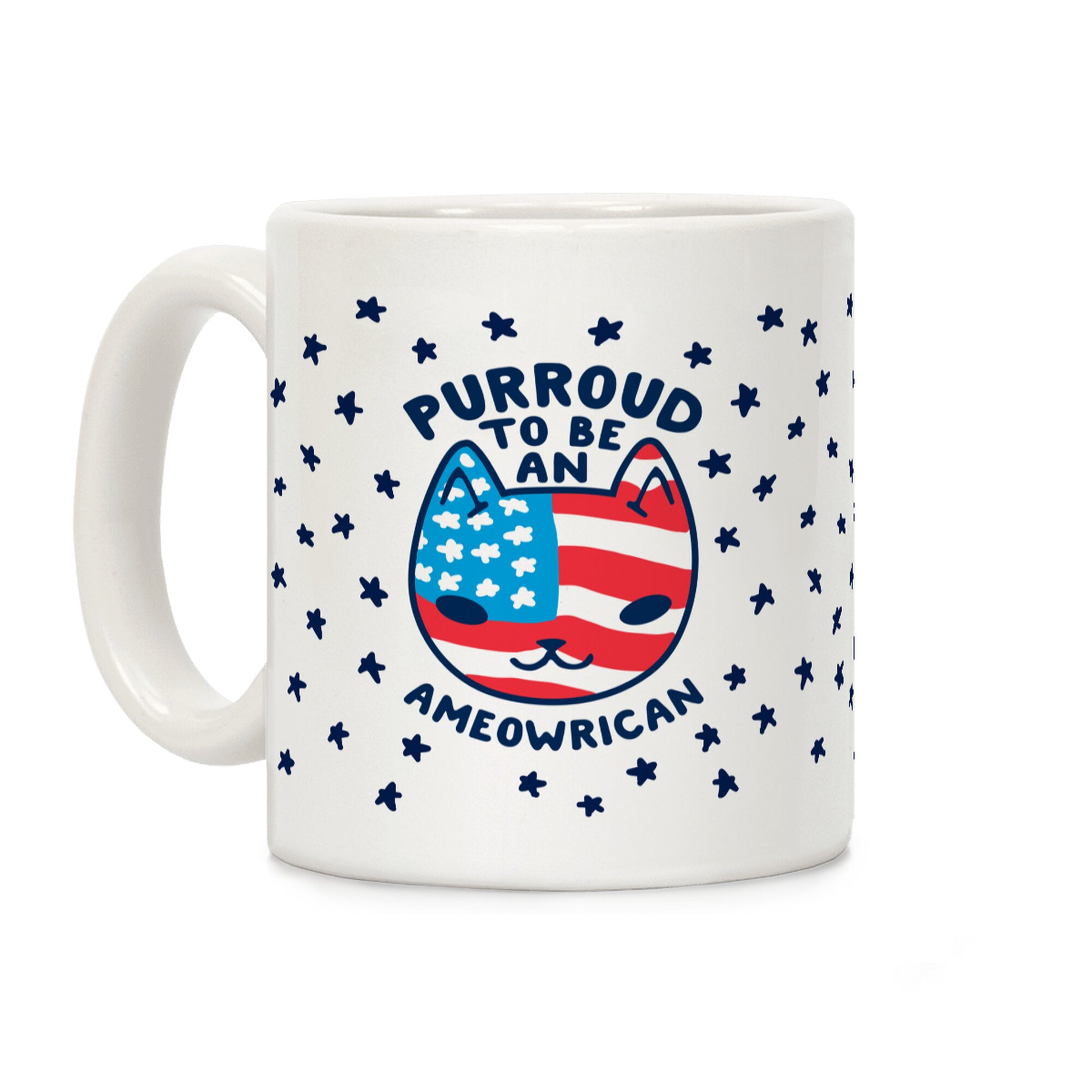 Purroud to be an Ameowrican Coffee Mug