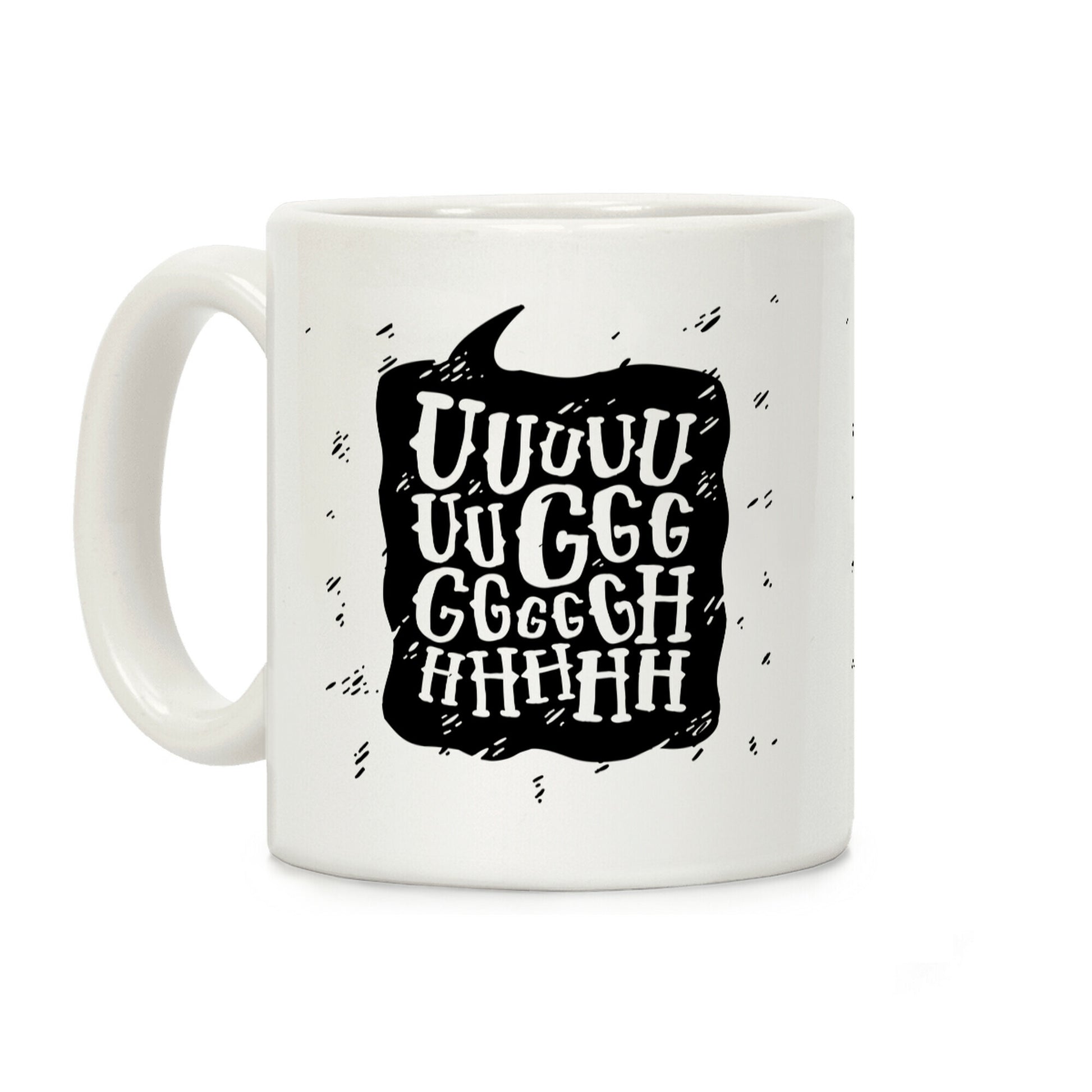 Ugh Speech Bubble Coffee Mug