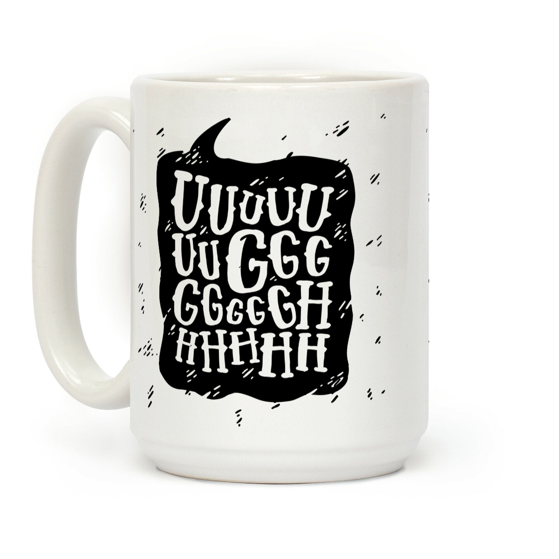 Ugh Speech Bubble Coffee Mug