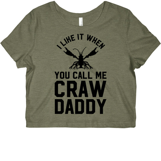 I Like It When You Call Me Crawdaddy Graphic Baby Tee