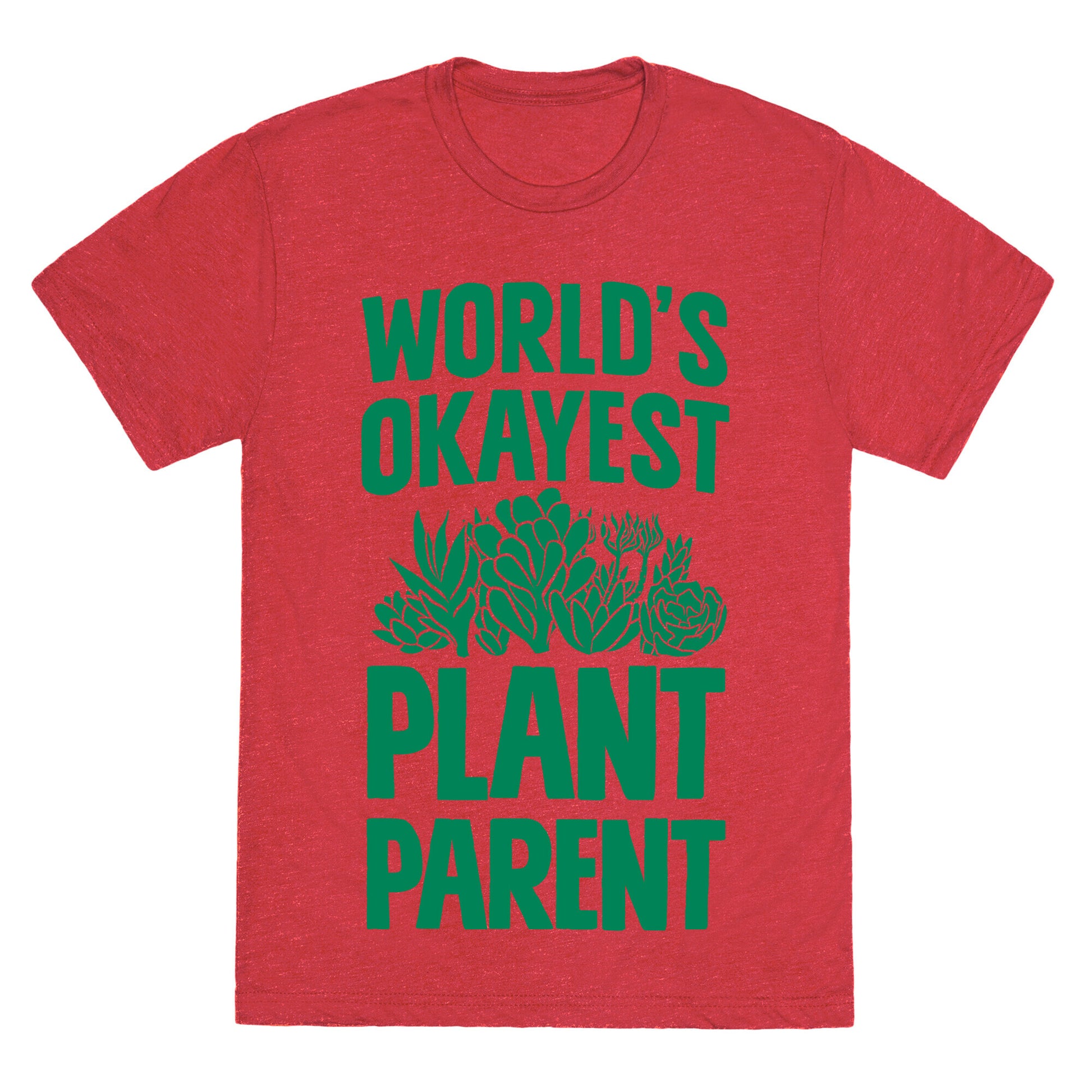 Worlds Okayest Plant Parent Unisex Triblend Tee