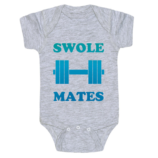 Swole Mates (his) Baby One Piece