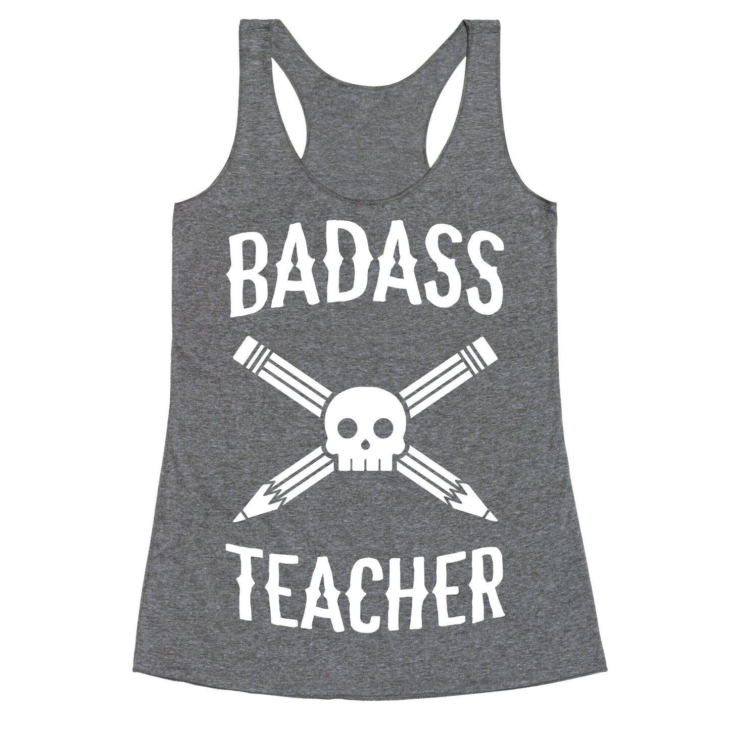 Badass Teacher Racerback Tank