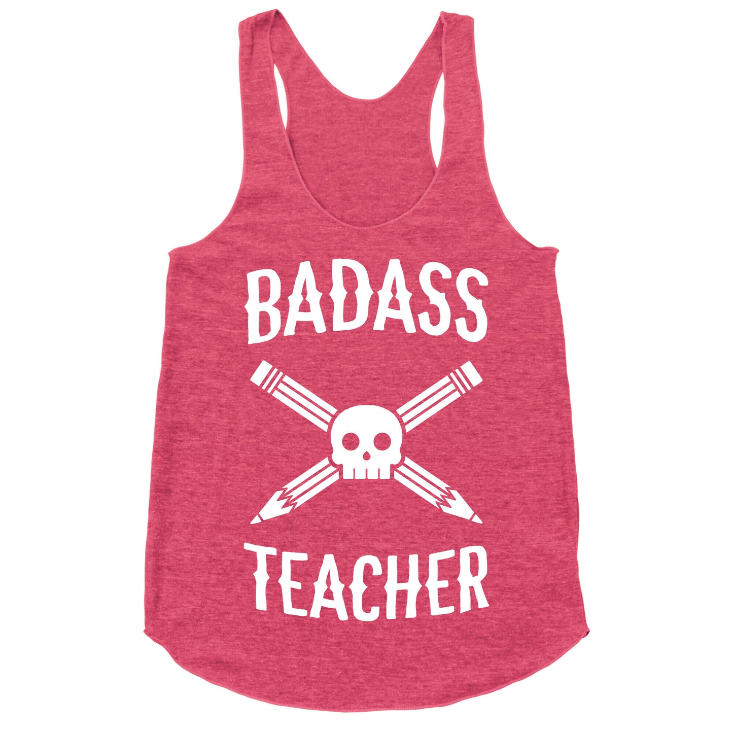 Badass Teacher Racerback Tank