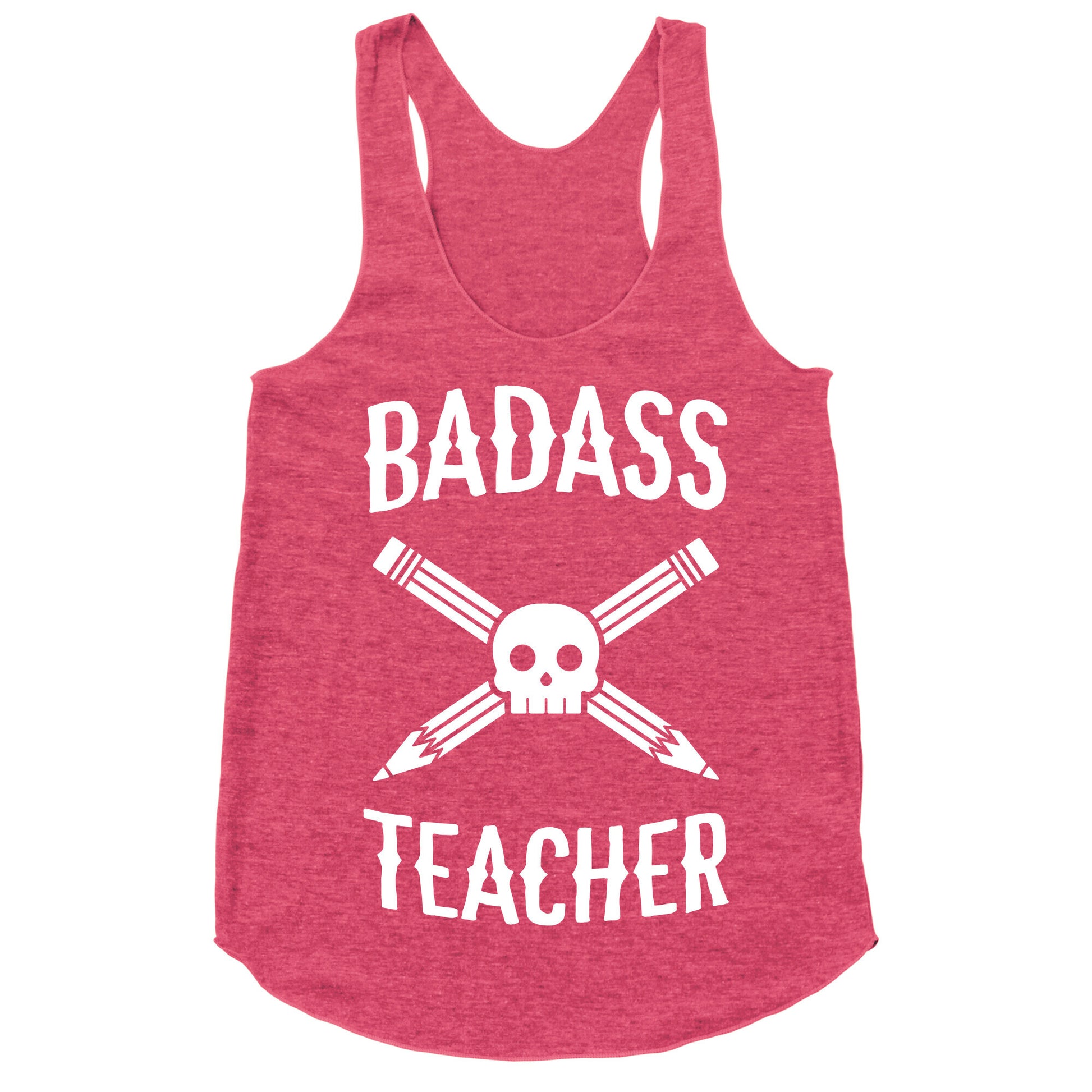 Badass Teacher Racerback Tank