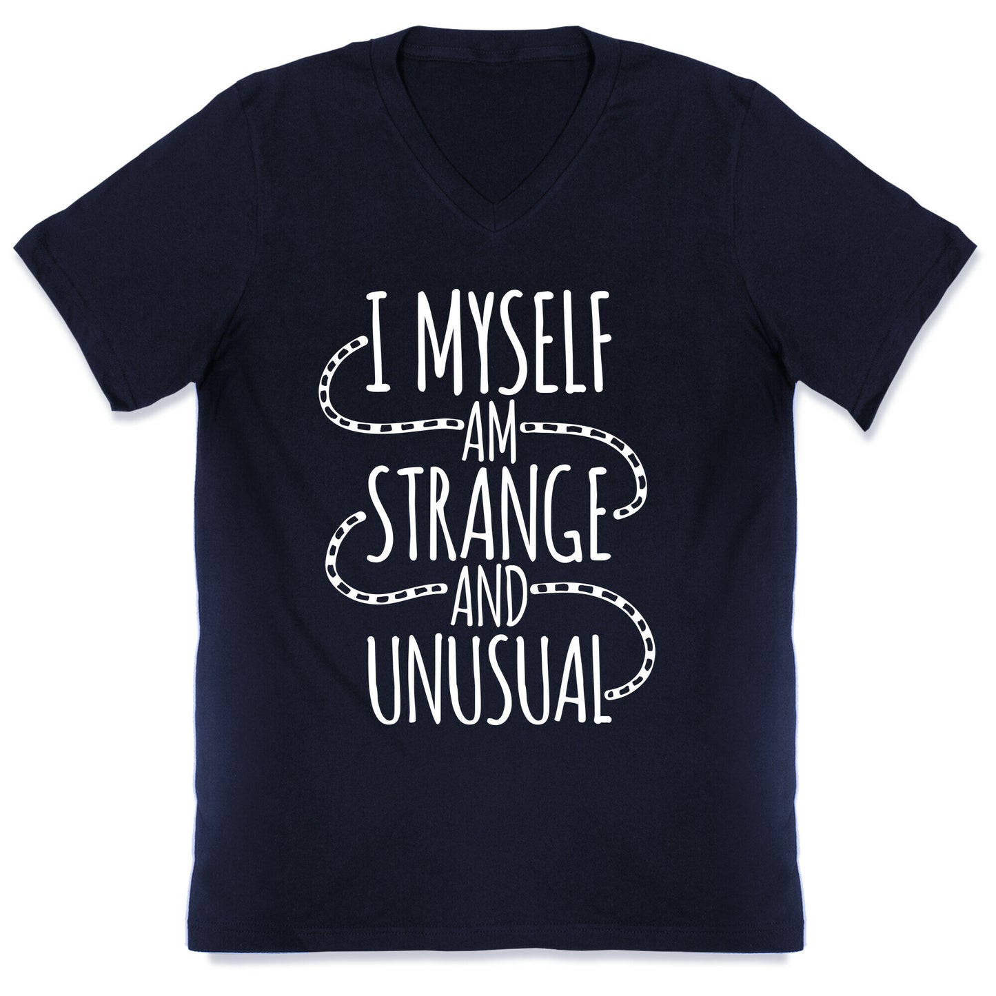 I Myself am Strange and Unusual V-Neck