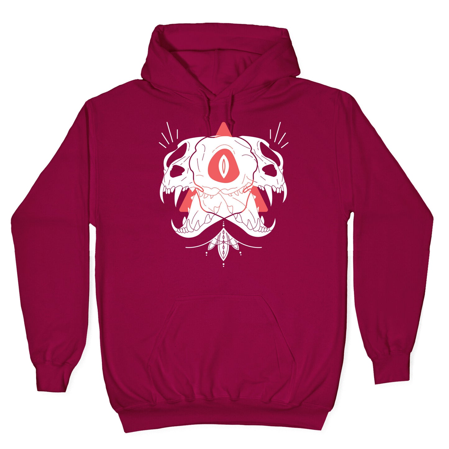 Double Cat Skulls Hoodie