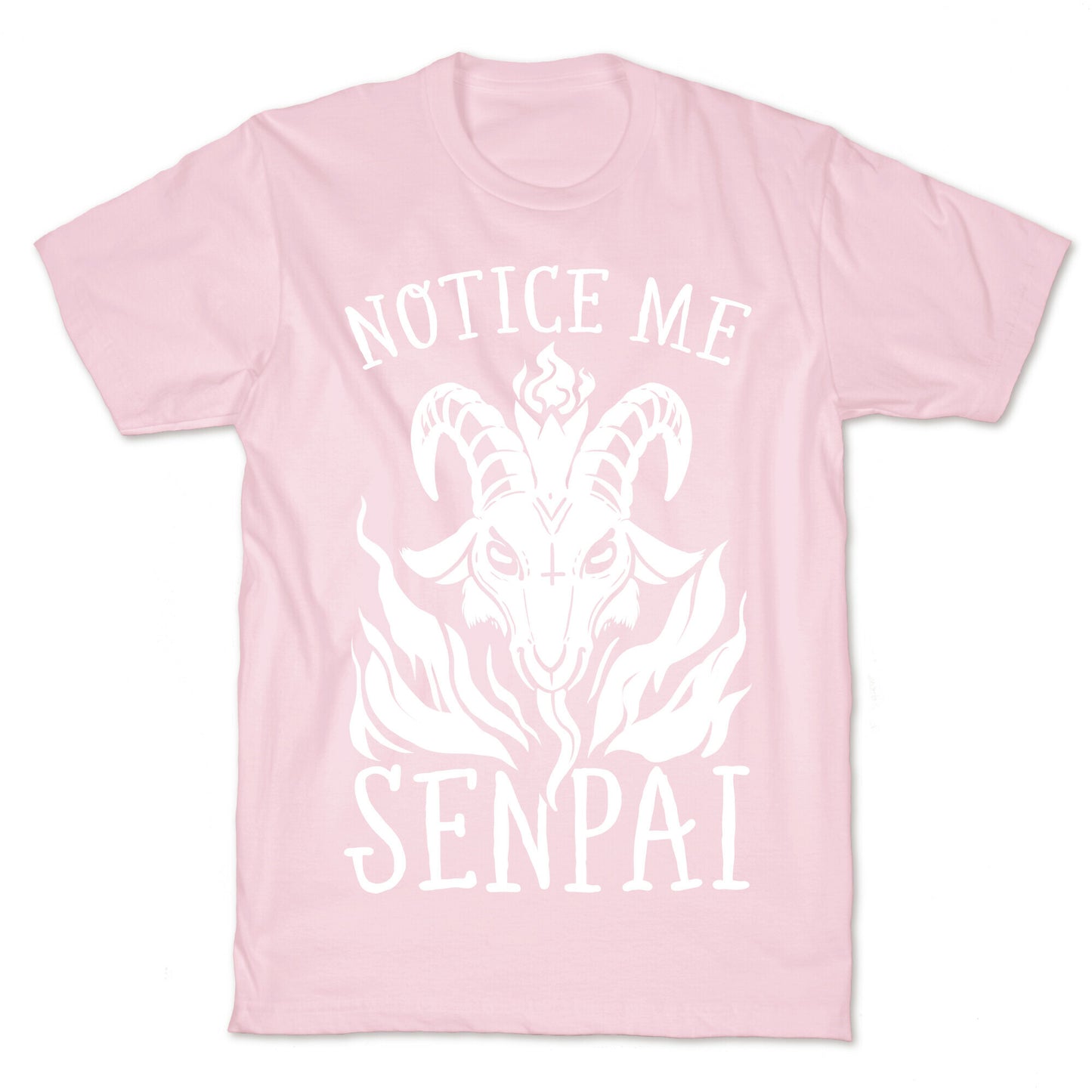 Notice Me Senpai! (Baphomet) T-Shirt