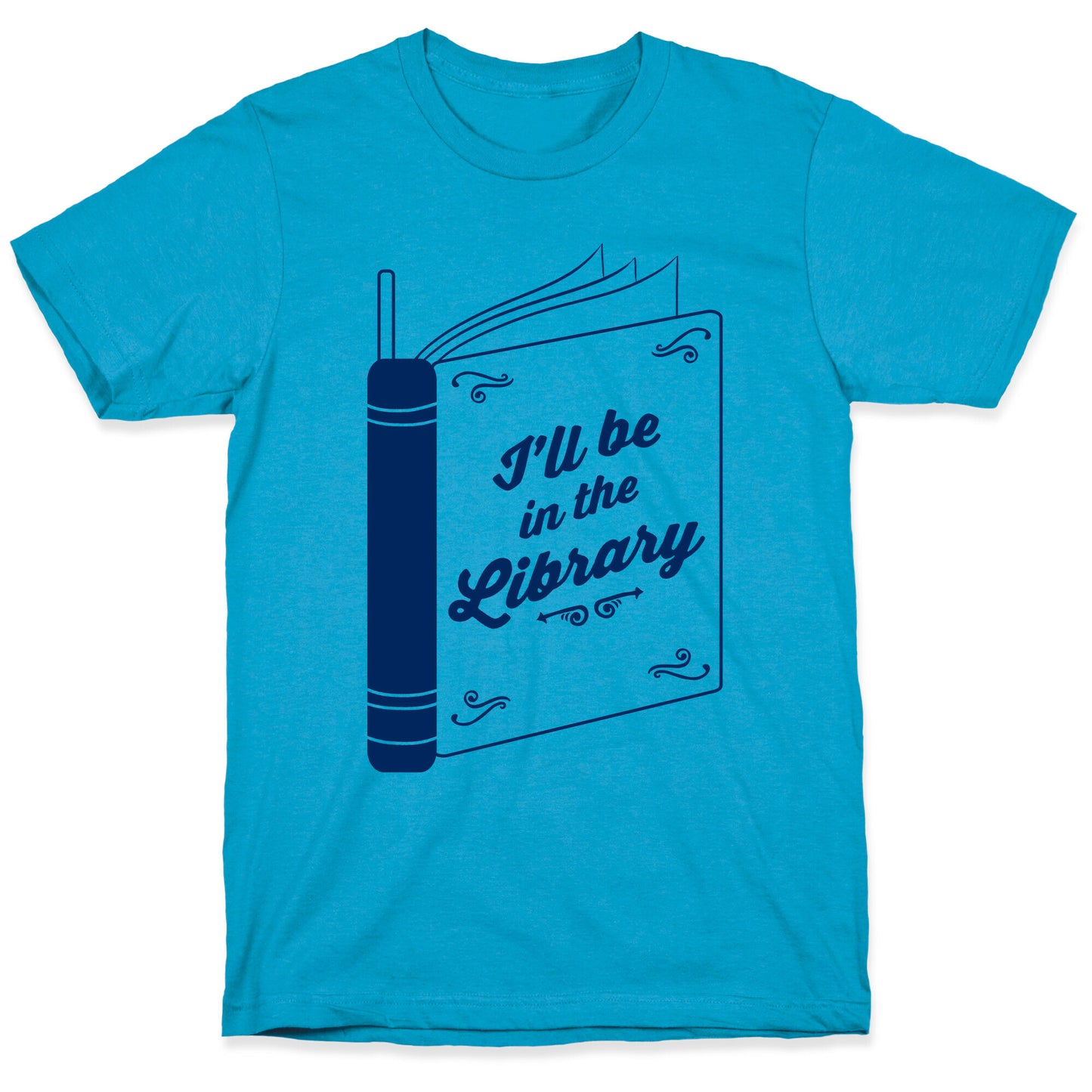 I'll Be In The Library Unisex Triblend Tee