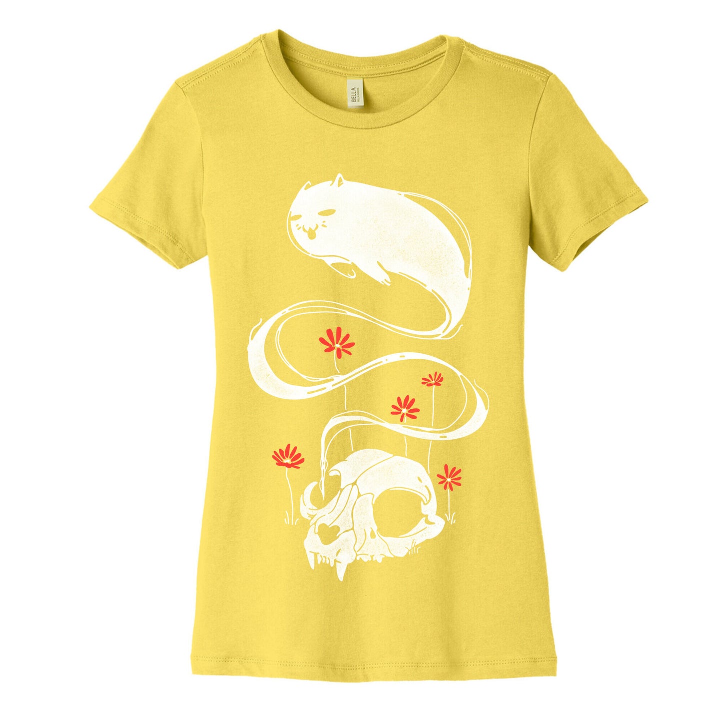 Cat Ghost Women's Cotton Tee