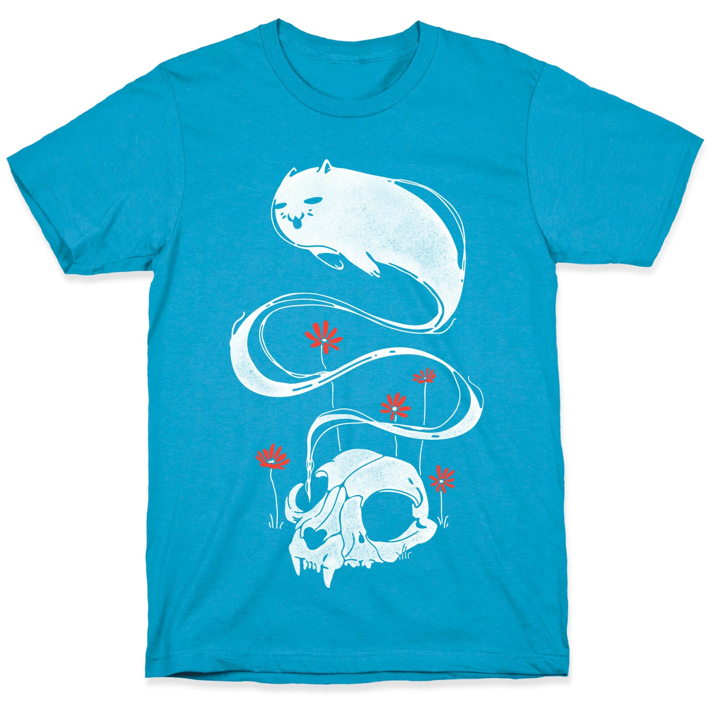 Cat Ghost Unisex Triblend Tee