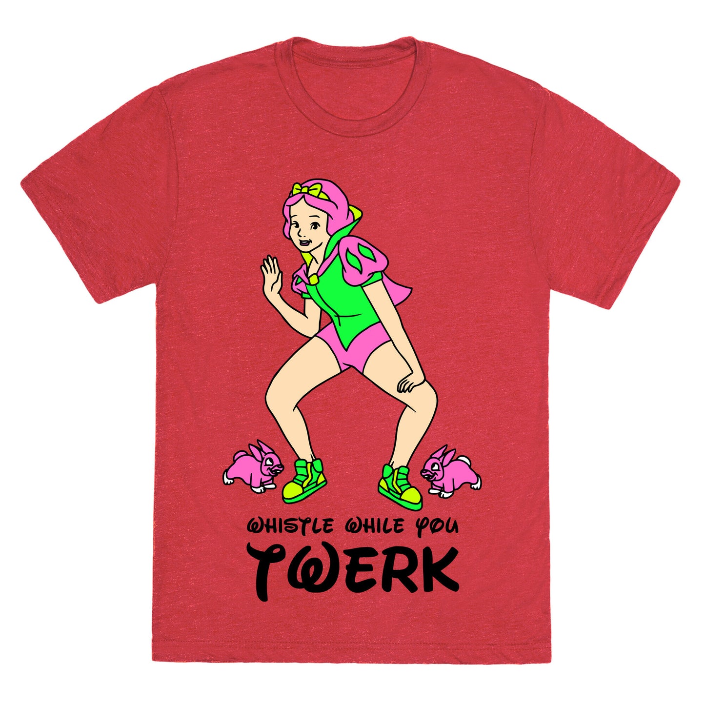 Whistle While You Twerk Unisex Triblend Tee